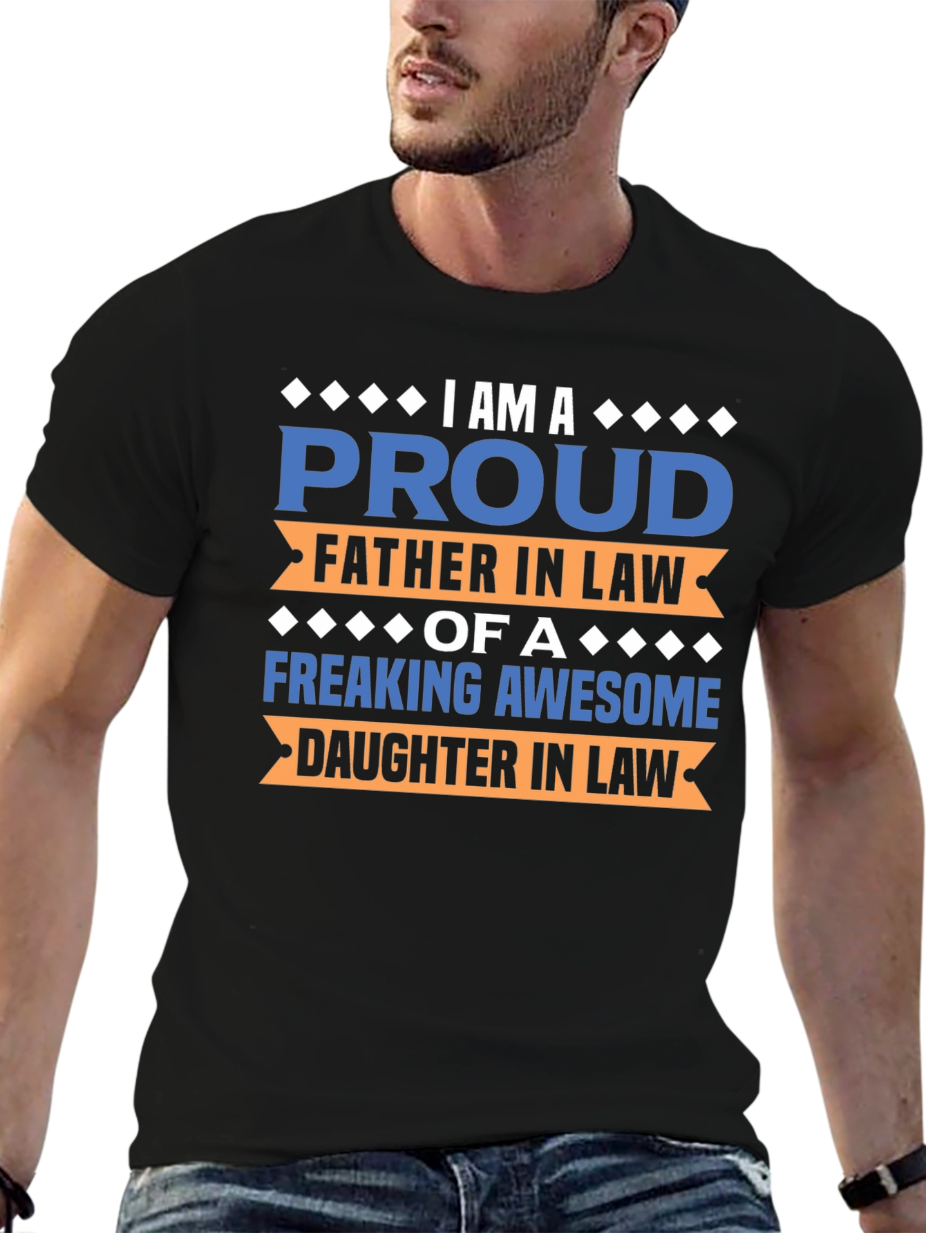 Proud Father-In-Law Awesome Daughter T-Shirt