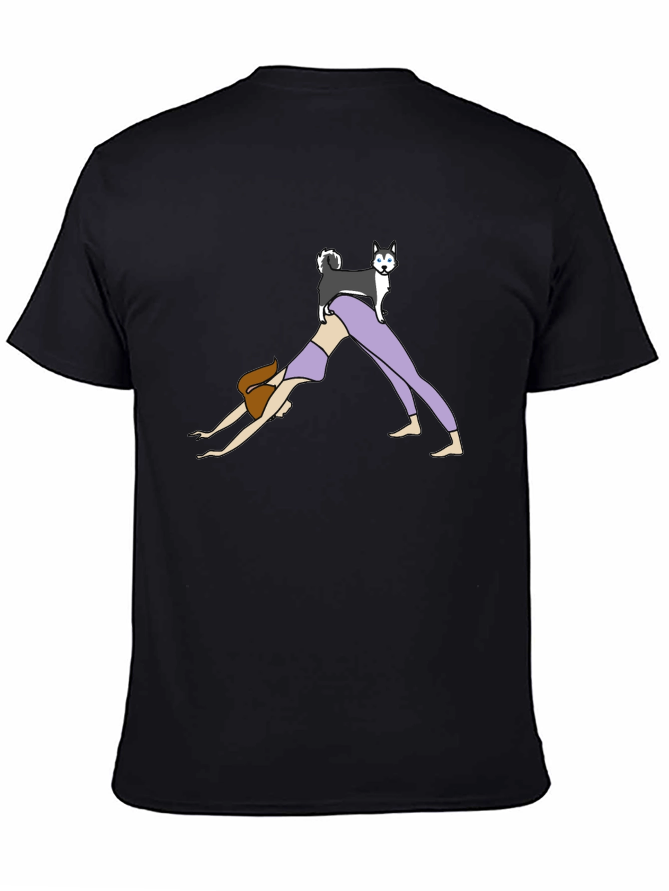 Yoga Dog T-Shirt Funny Graphic Tee