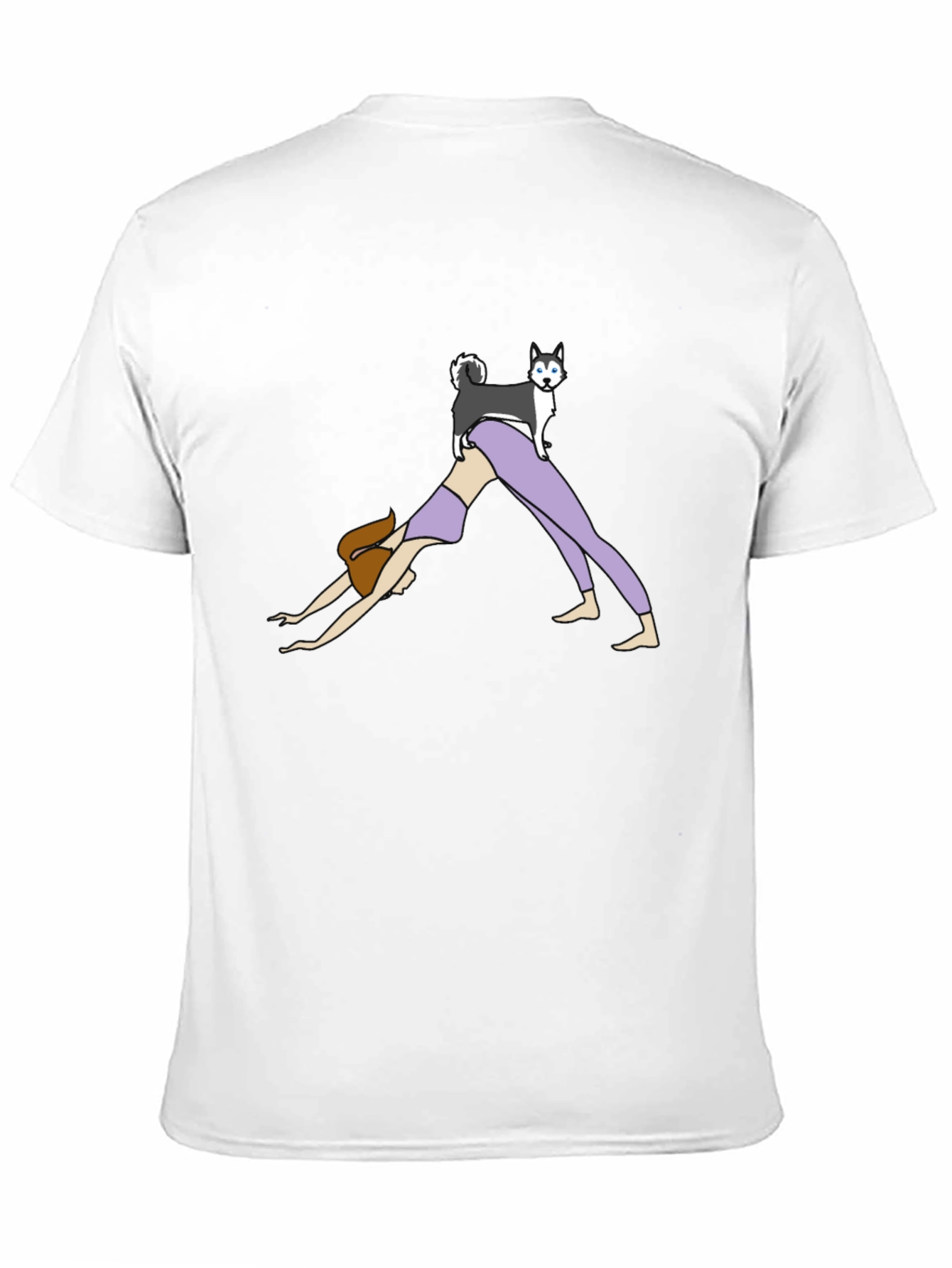 Yoga Dog T-Shirt Funny Graphic Tee