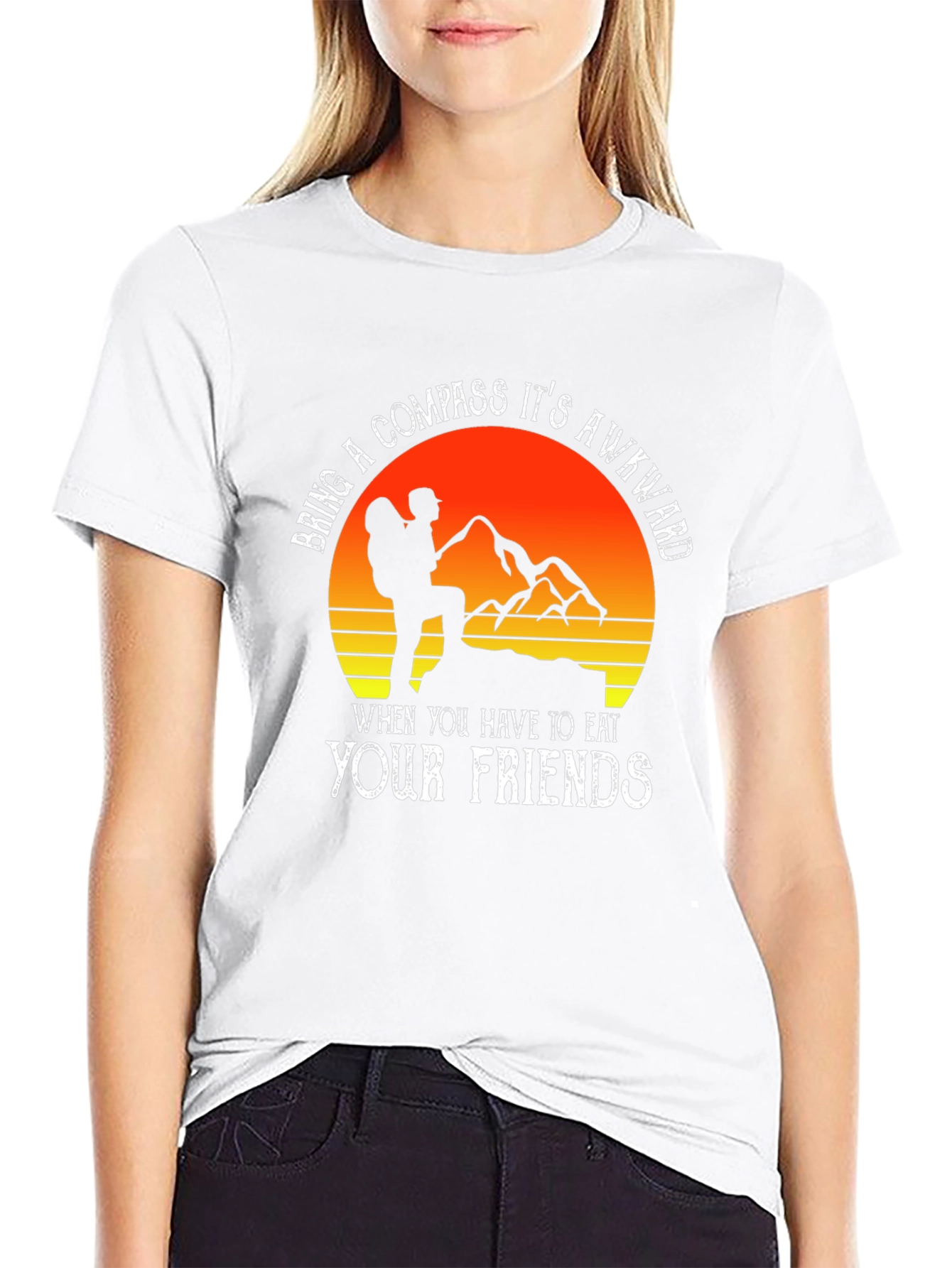 Awkward Compass T-Shirt - Hiking Humor Tee