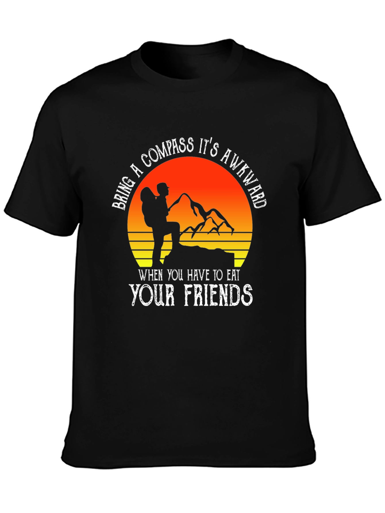 Awkward Compass T-Shirt - Hiking Humor Tee