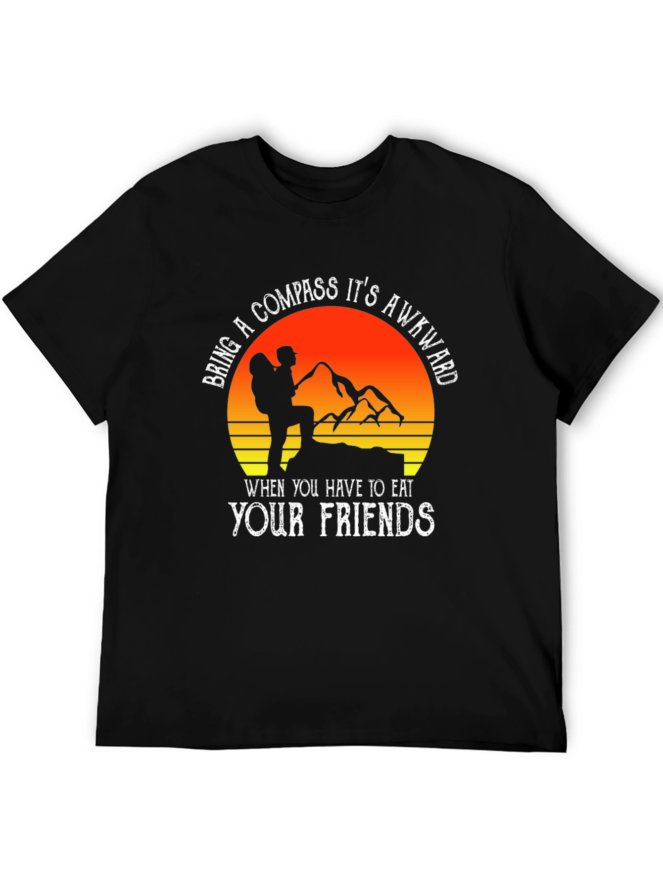 Awkward Compass T-Shirt - Hiking Humor Tee