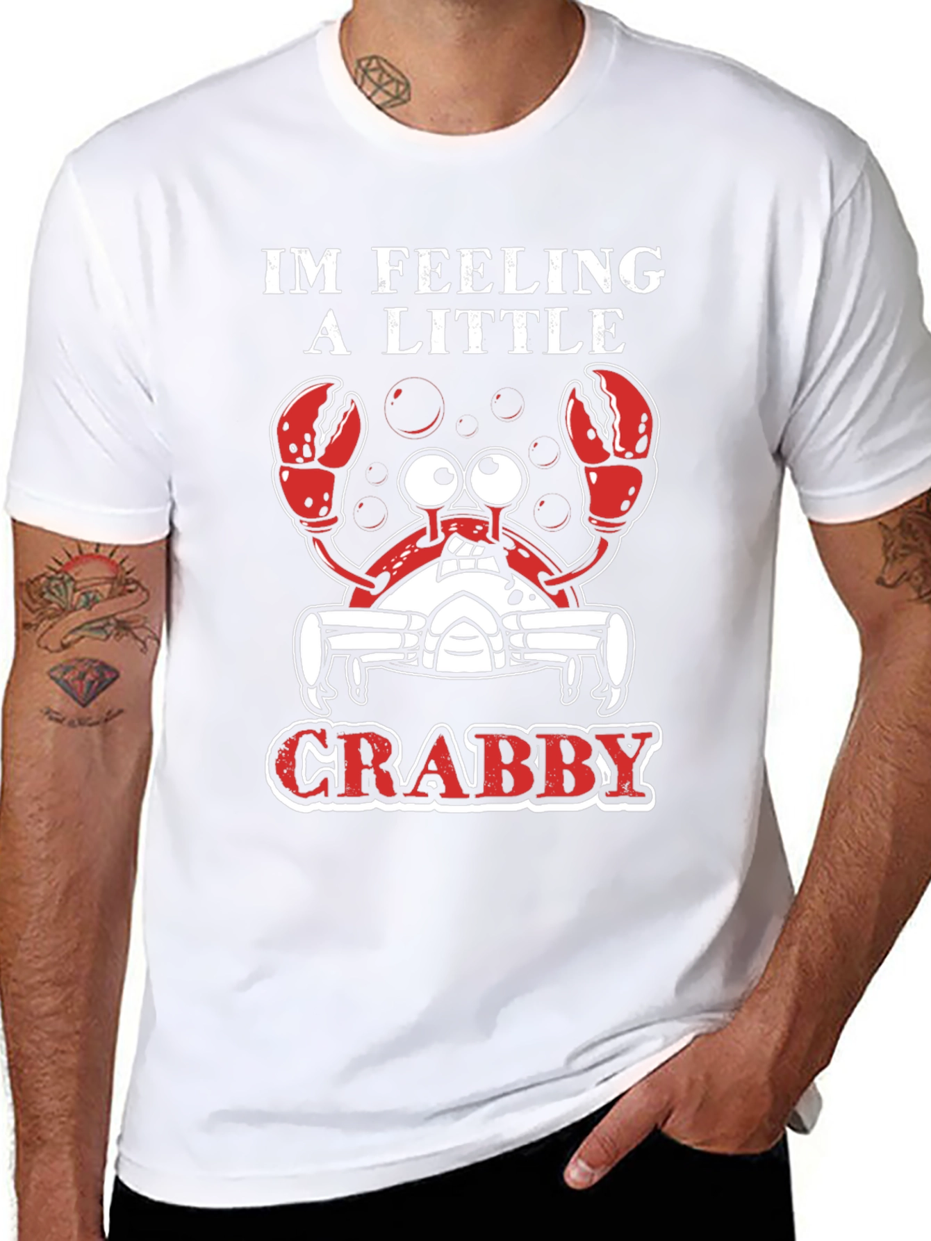 Crabby T-Shirt Funny Cartoon Crab Tee