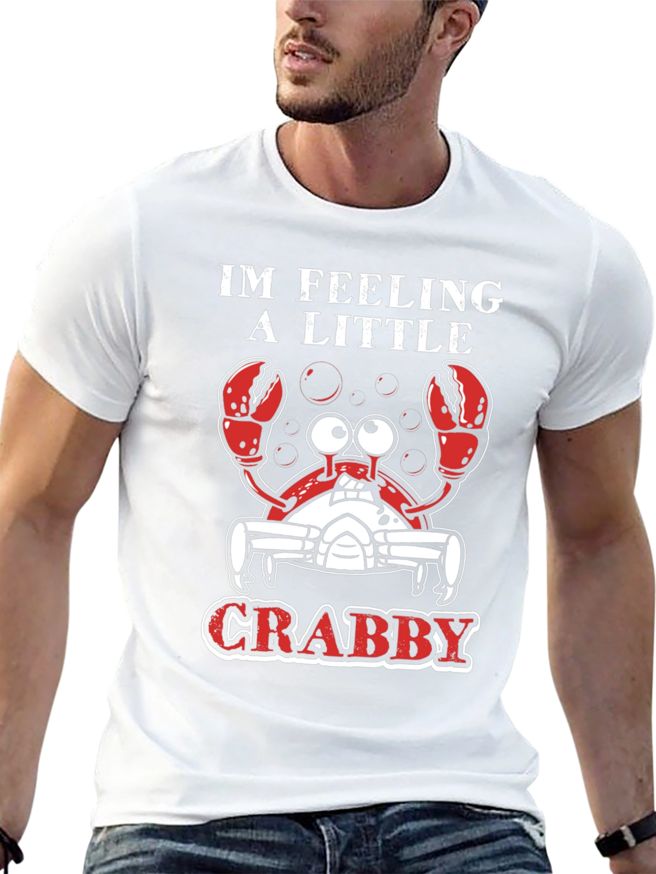 Crabby T-Shirt Funny Cartoon Crab Tee