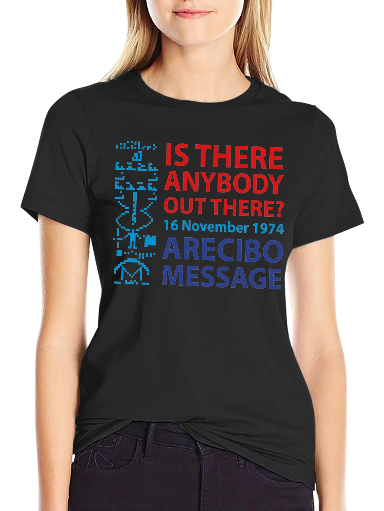 Arecibo Message Graphic T-Shirt