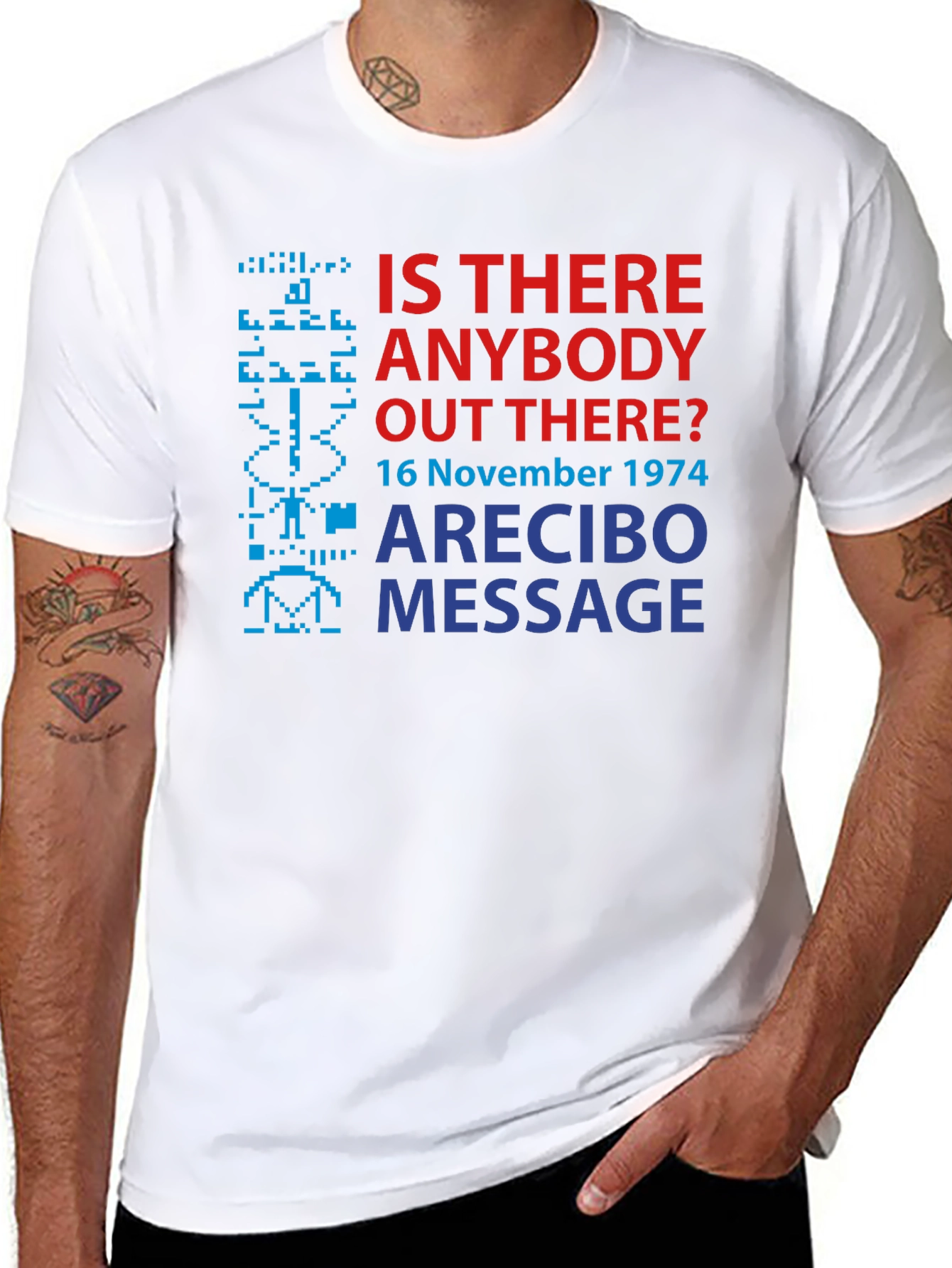 Arecibo Message Graphic T-Shirt