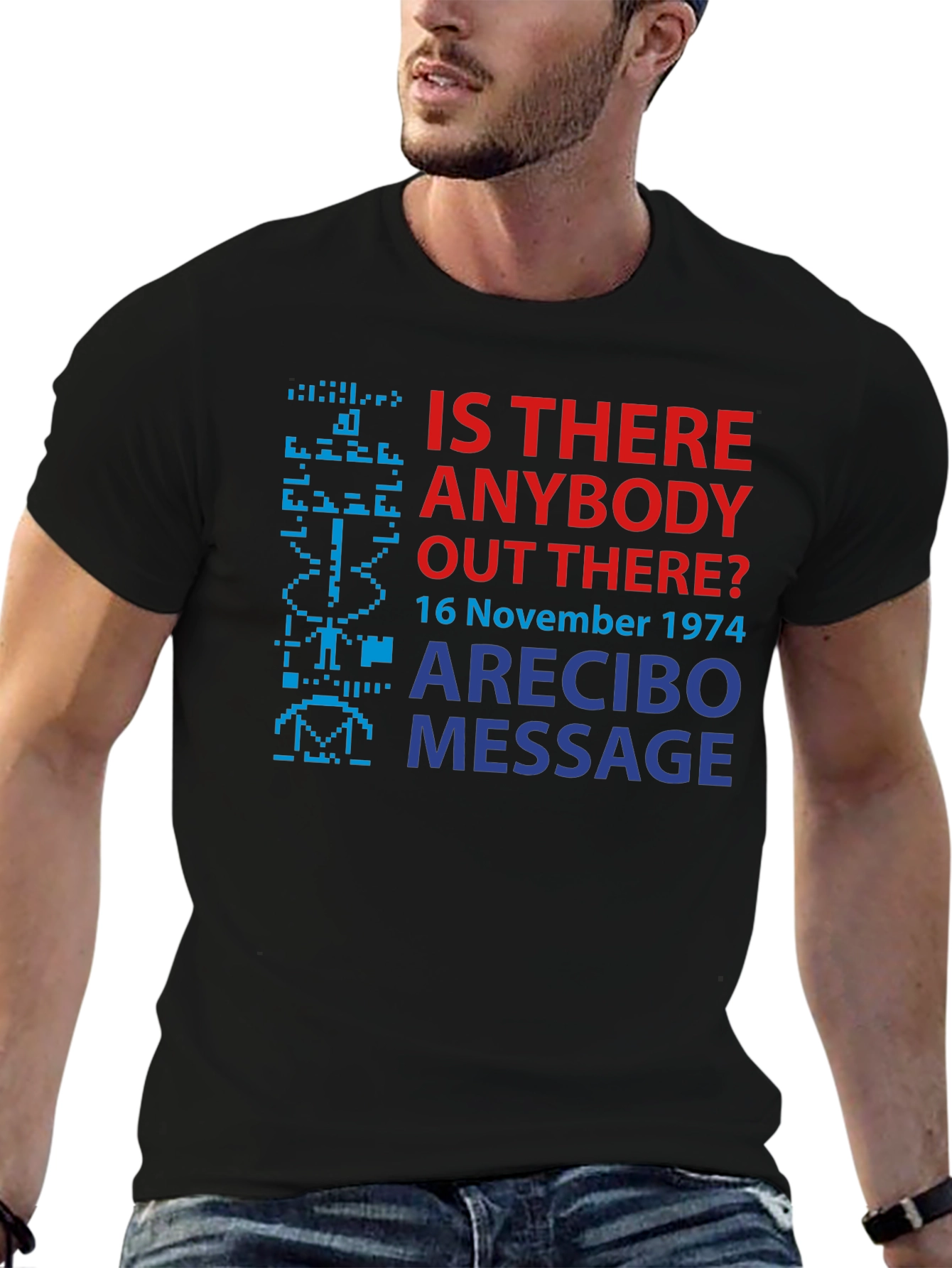 Arecibo Message Graphic T-Shirt
