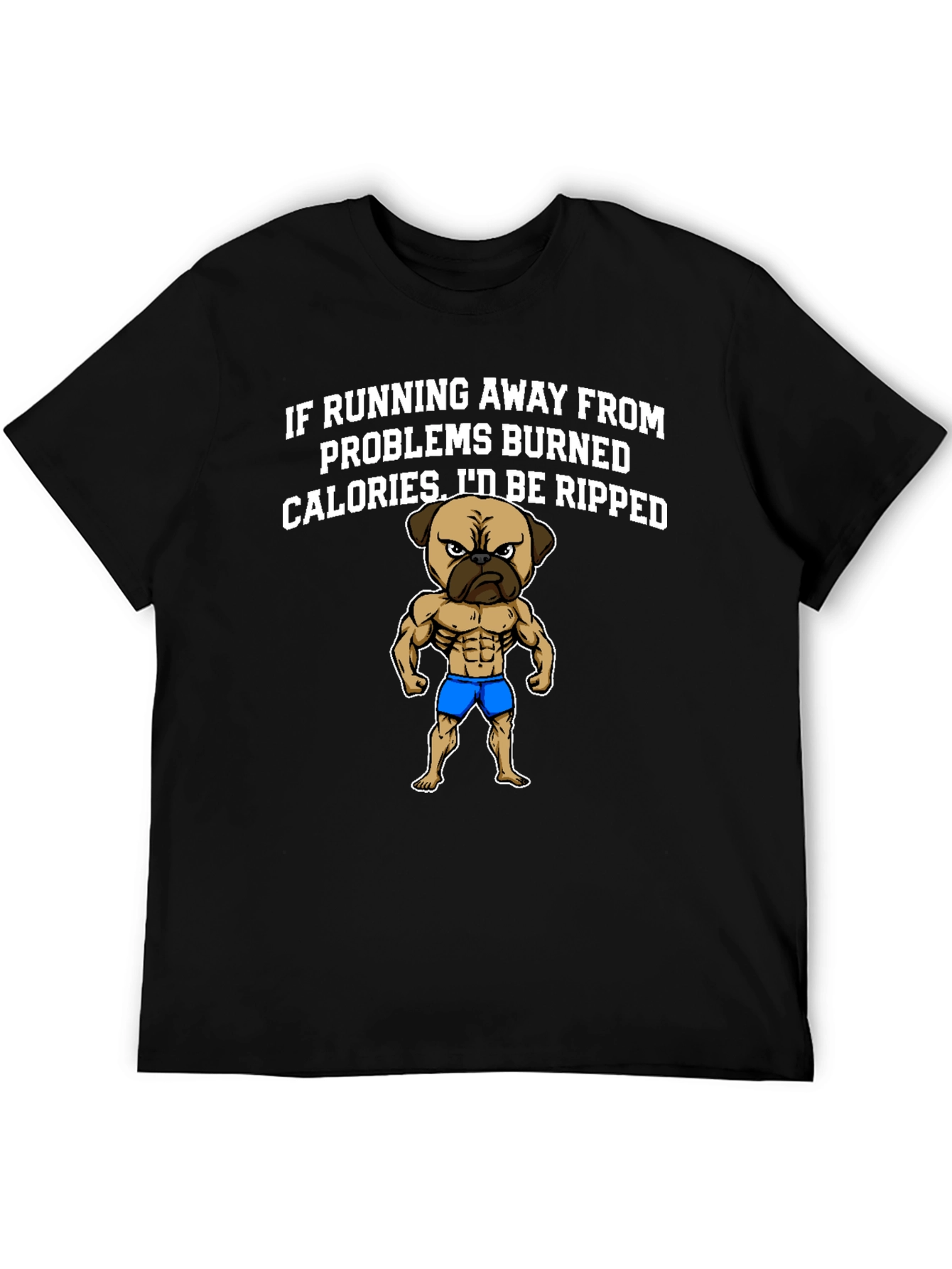 Funny Pug Workout T-Shirt