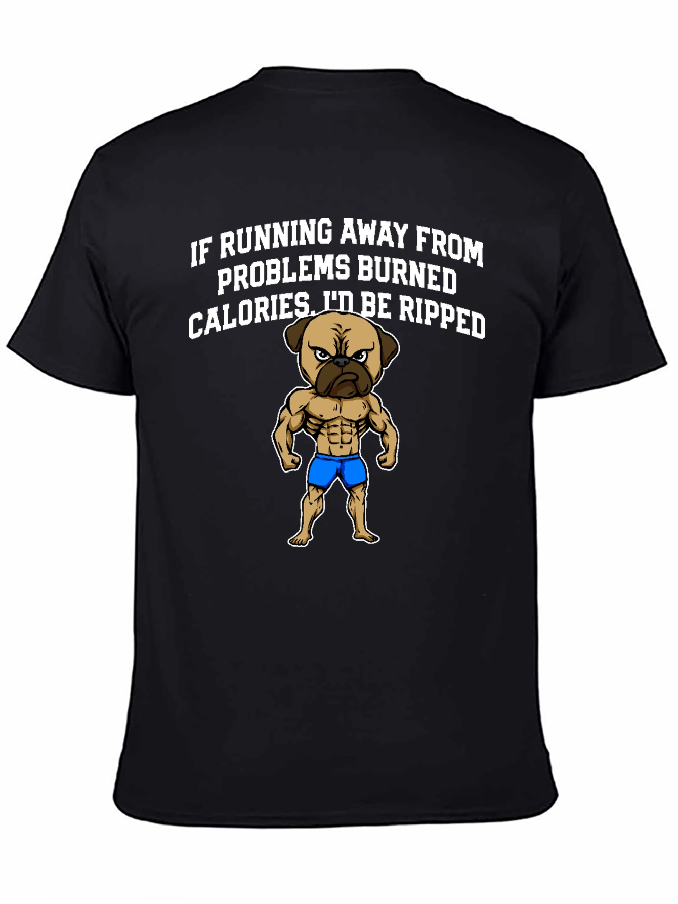 Funny Pug Workout T-Shirt