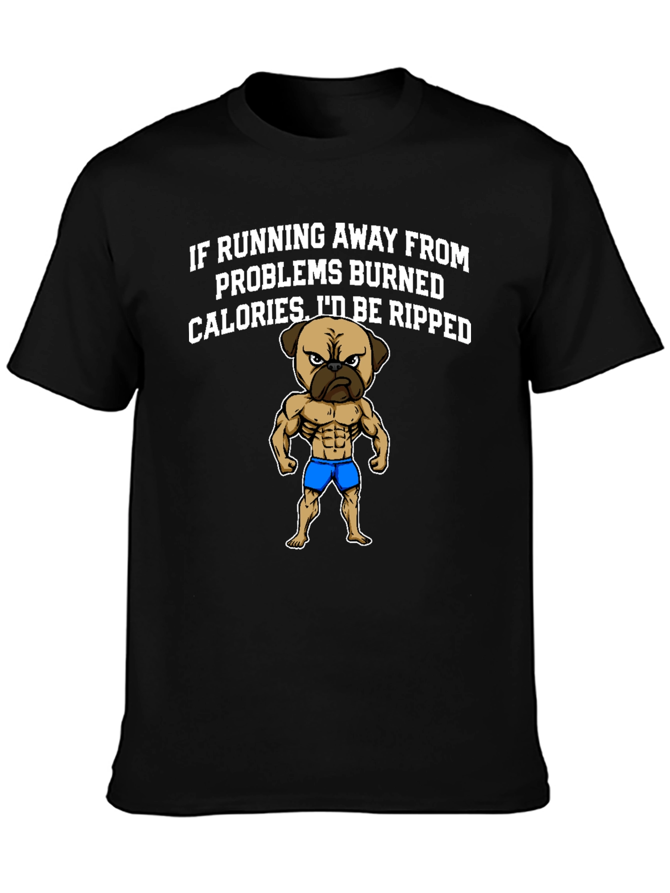 Funny Pug Workout T-Shirt