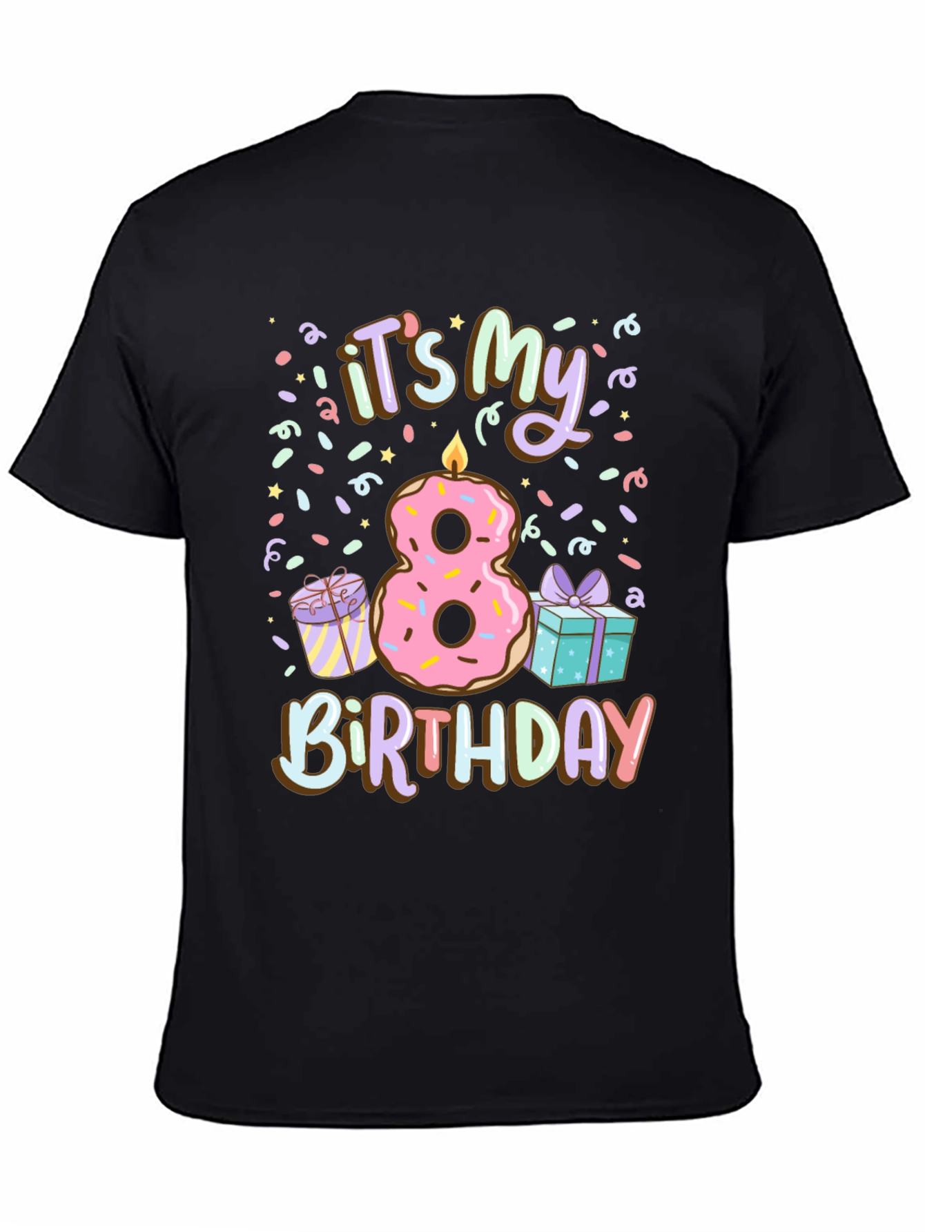 Its My 8th Birthday Donut T-Shirt