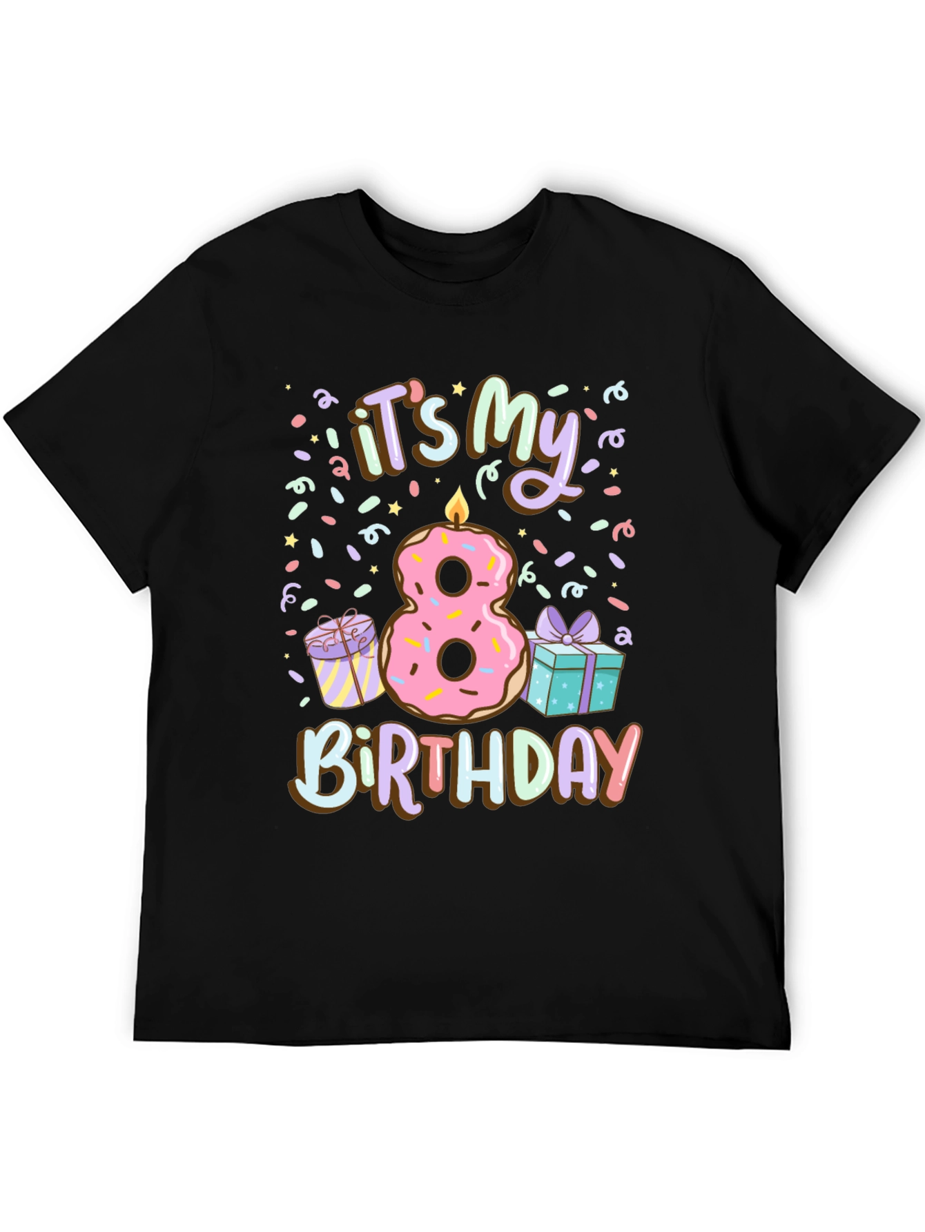 Its My 8th Birthday Donut T-Shirt