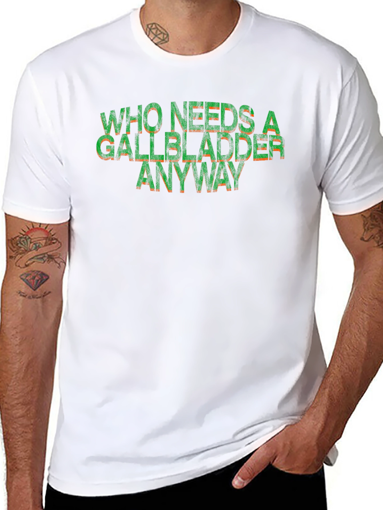 Who Needs a Gallbladder Anyway Funny T-Shirt