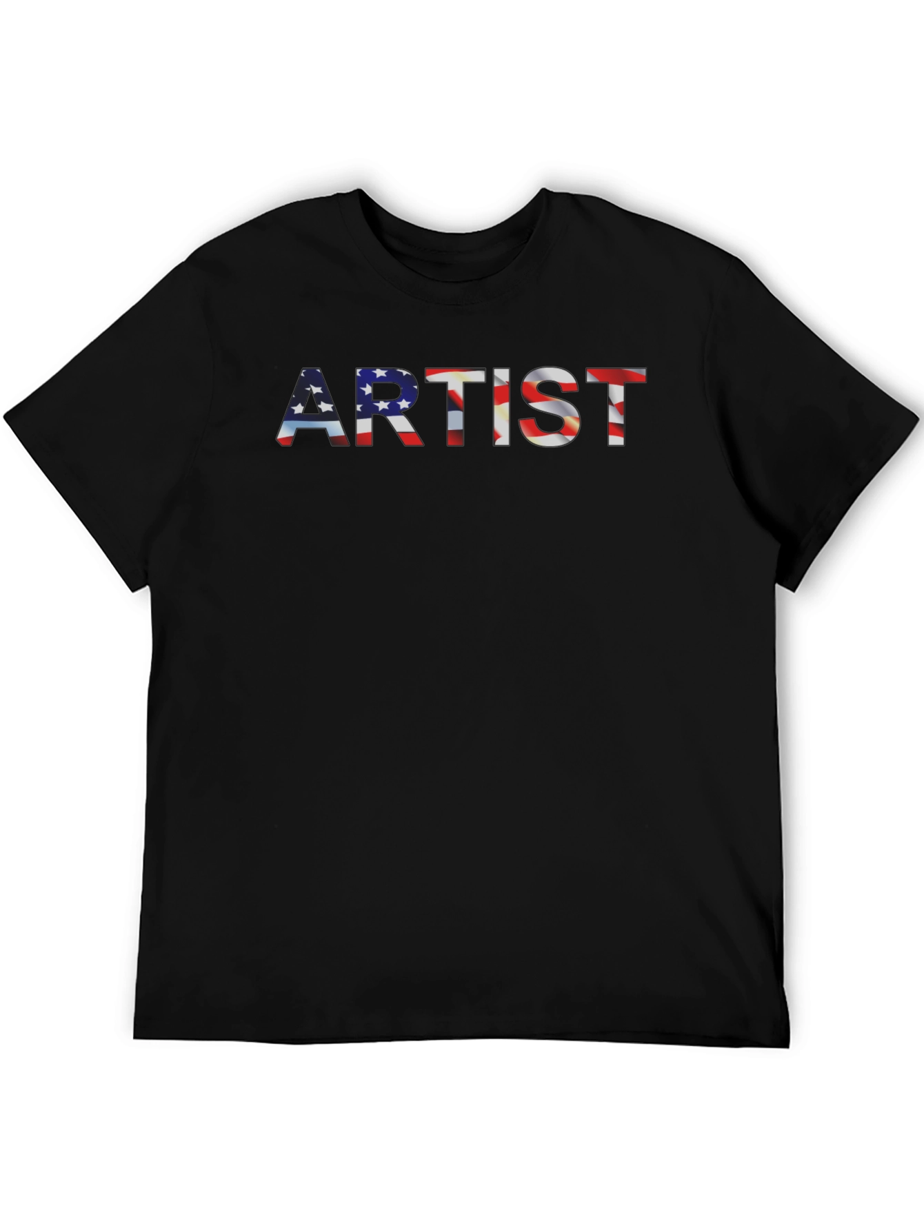 American Flag Artist Graphic Tee