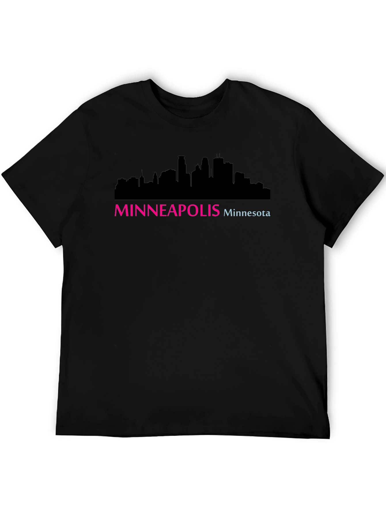 Minneapolis Skyline Graphic Tee - Black