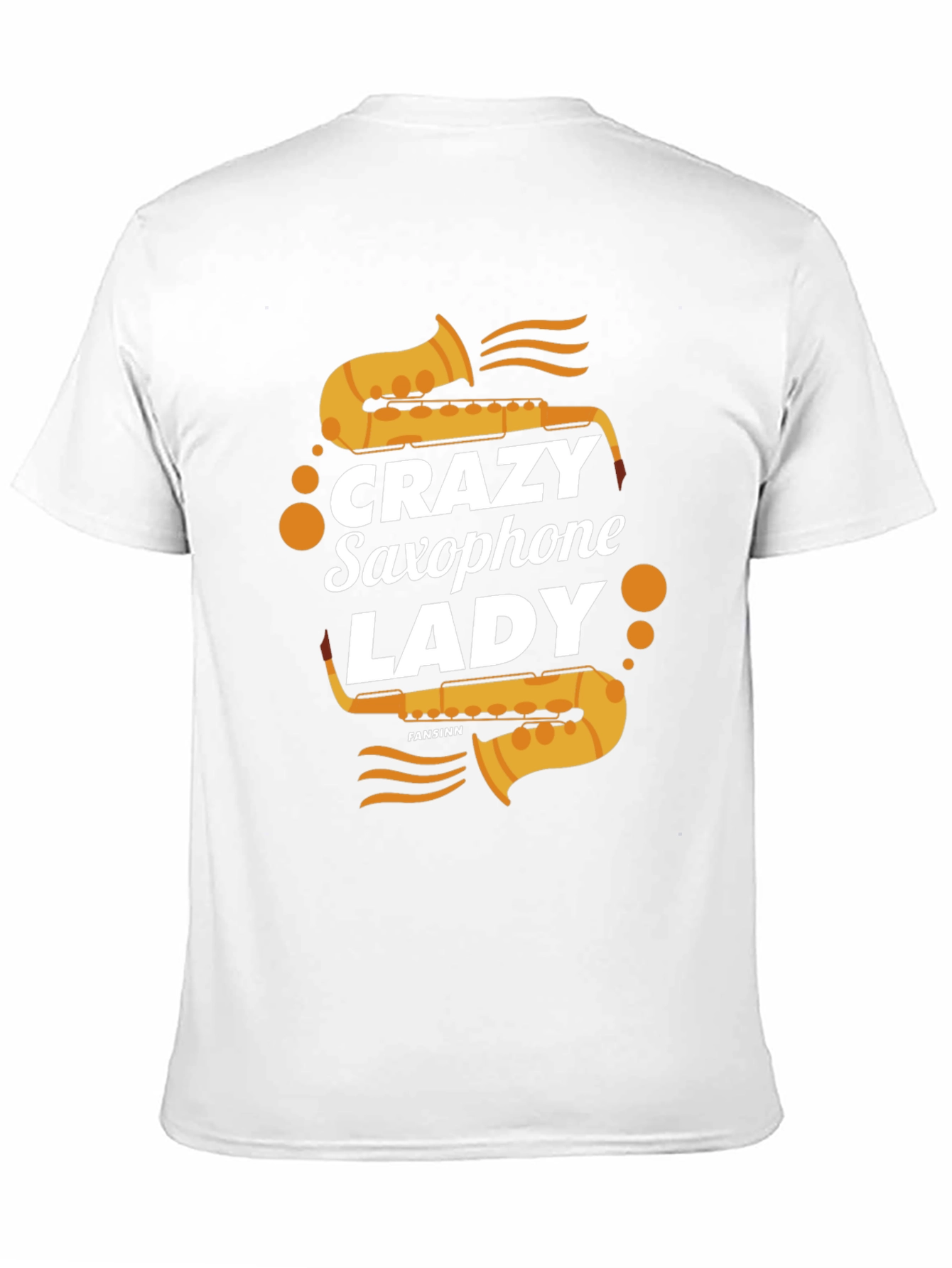 Crazy Saxophone Lady T-Shirt - Music Lover Tee
