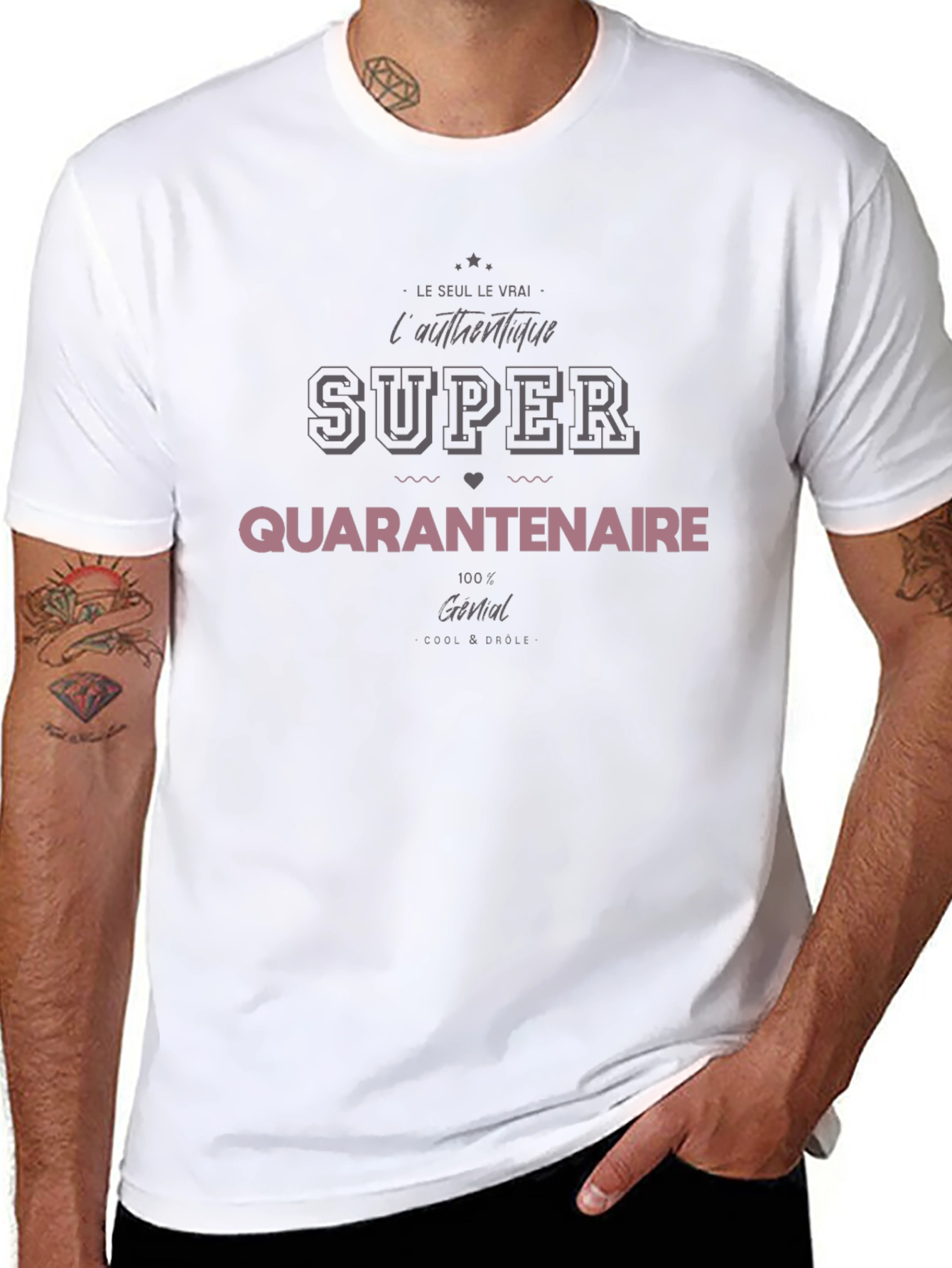 Super Quarantenaire T-Shirt - Authentic and Genial