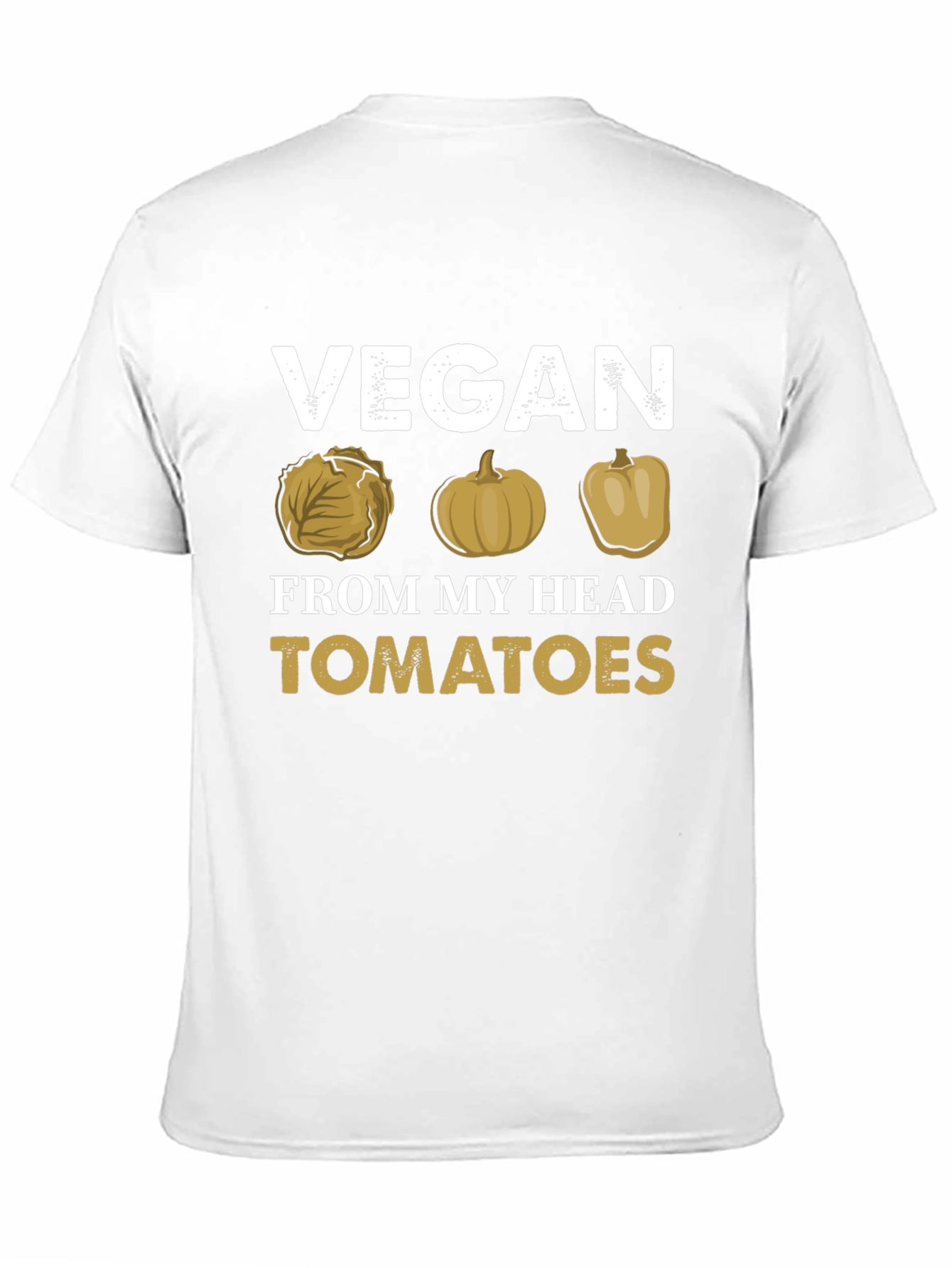 Vegan Humor Graphic Tee - No Tomatoes!