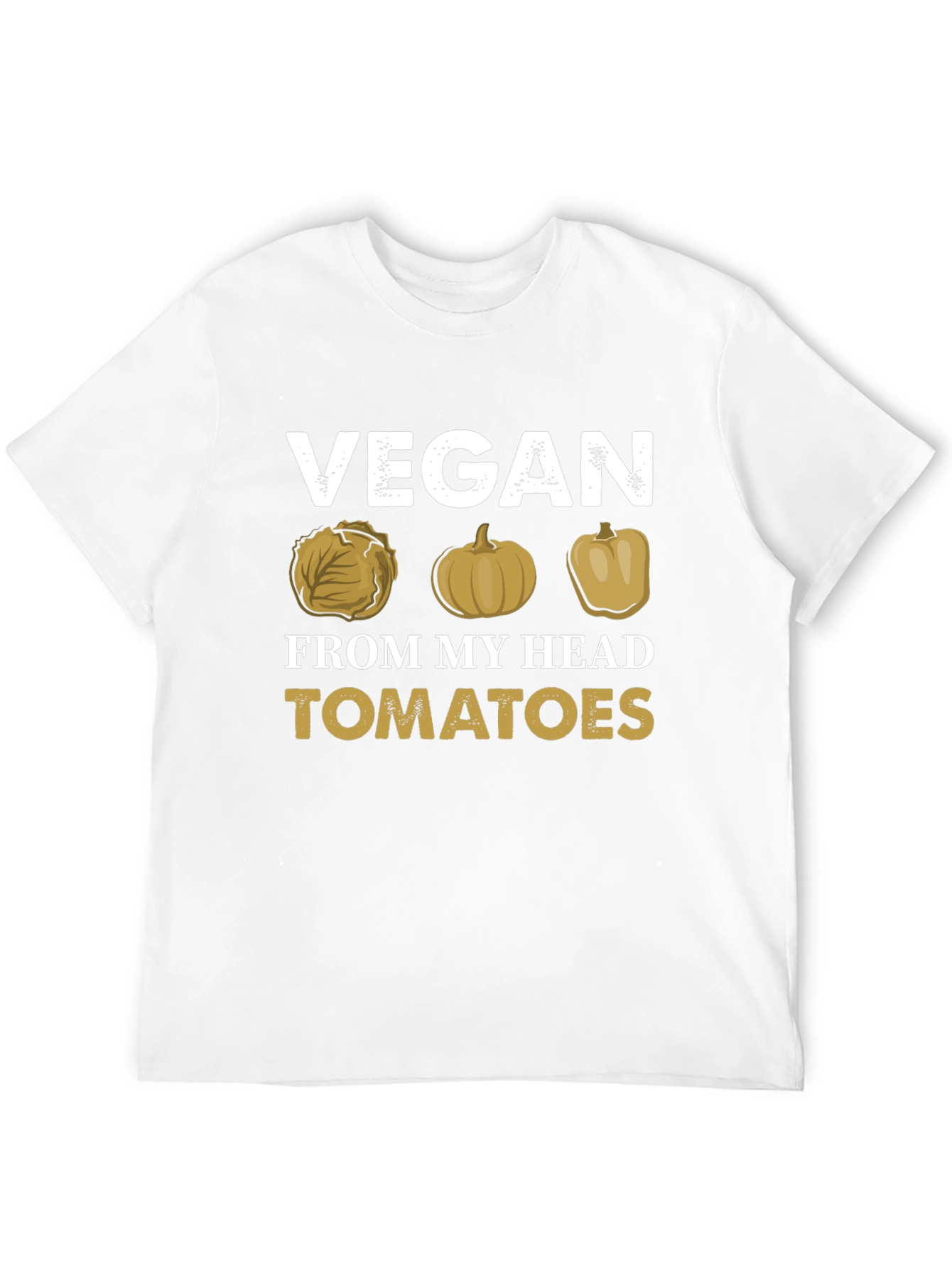 Vegan Humor Graphic Tee - No Tomatoes!
