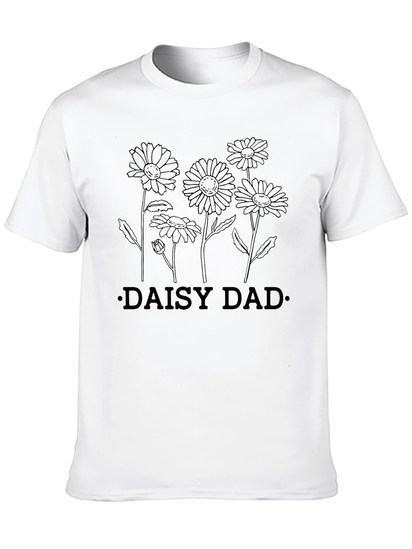 Daisy Dad Graphic T-Shirt - Black