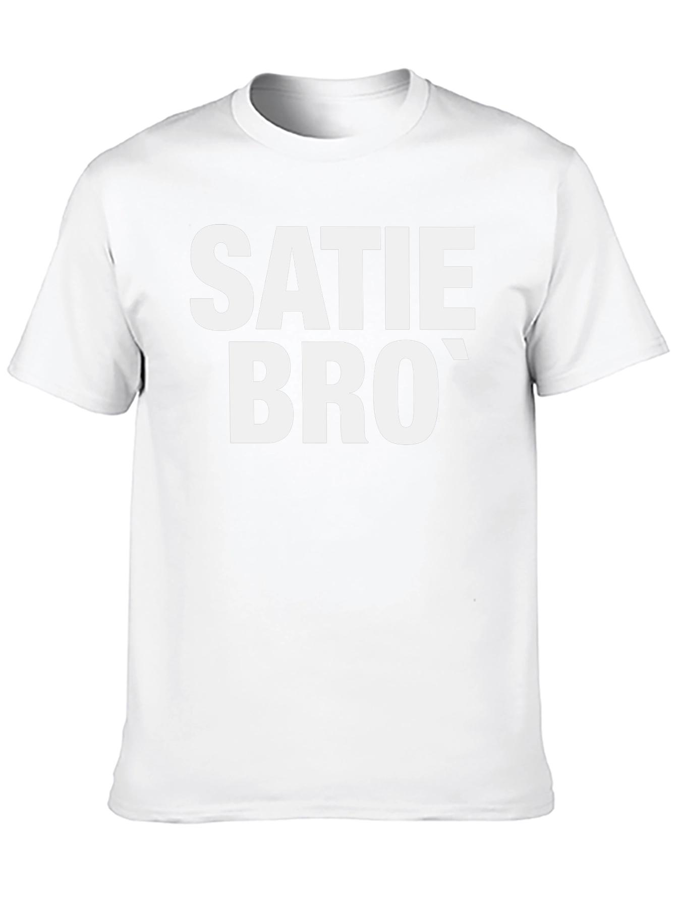 Satie Bro T-Shirt - Black Cotton Graphic Tee