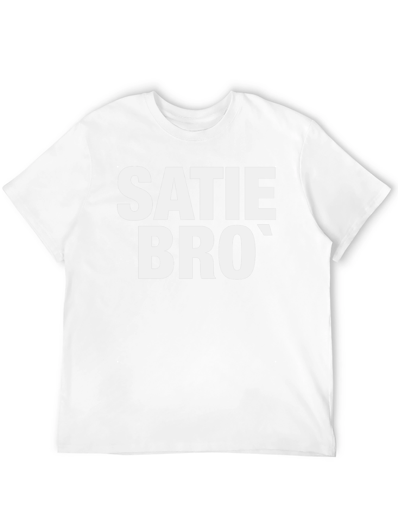 Satie Bro T-Shirt - Black Cotton Graphic Tee