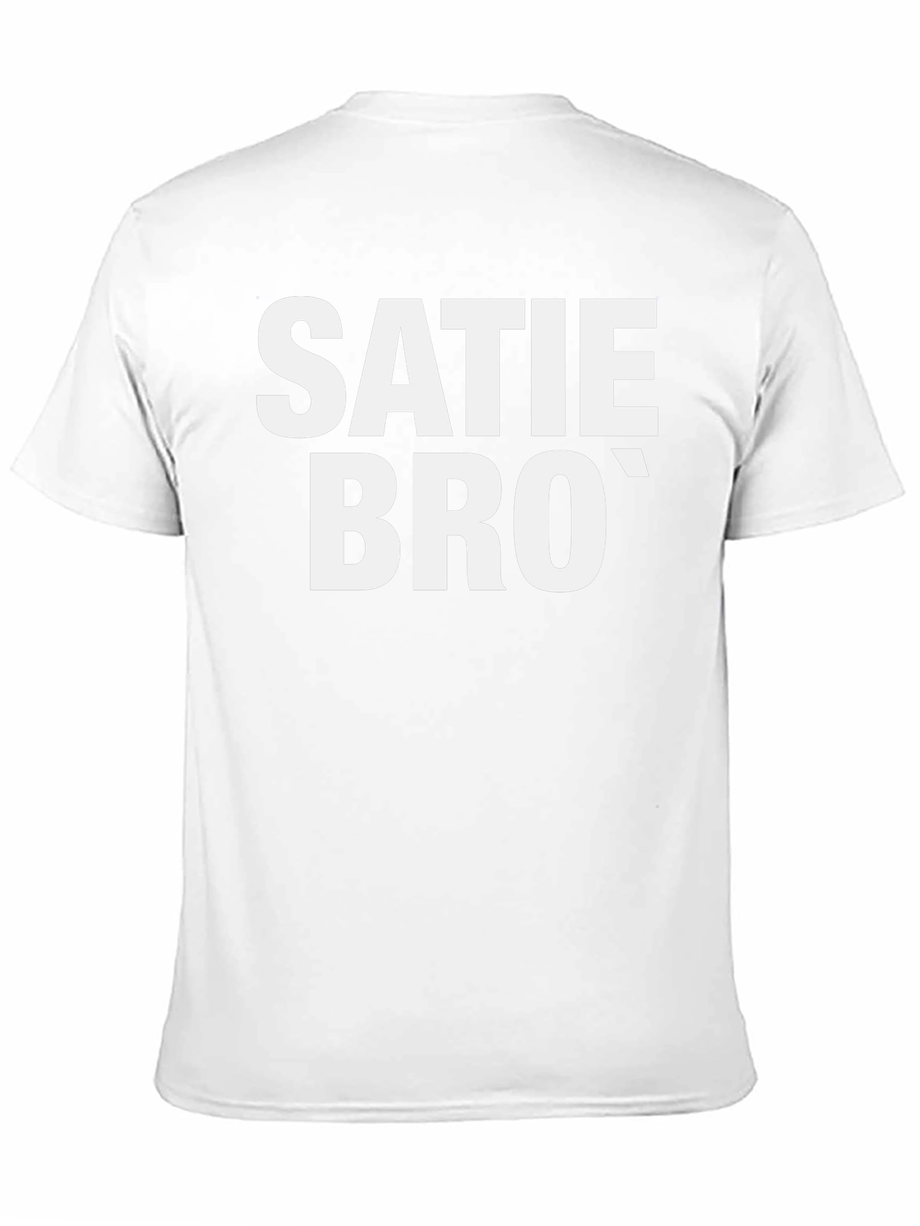Satie Bro T-Shirt - Black Cotton Graphic Tee