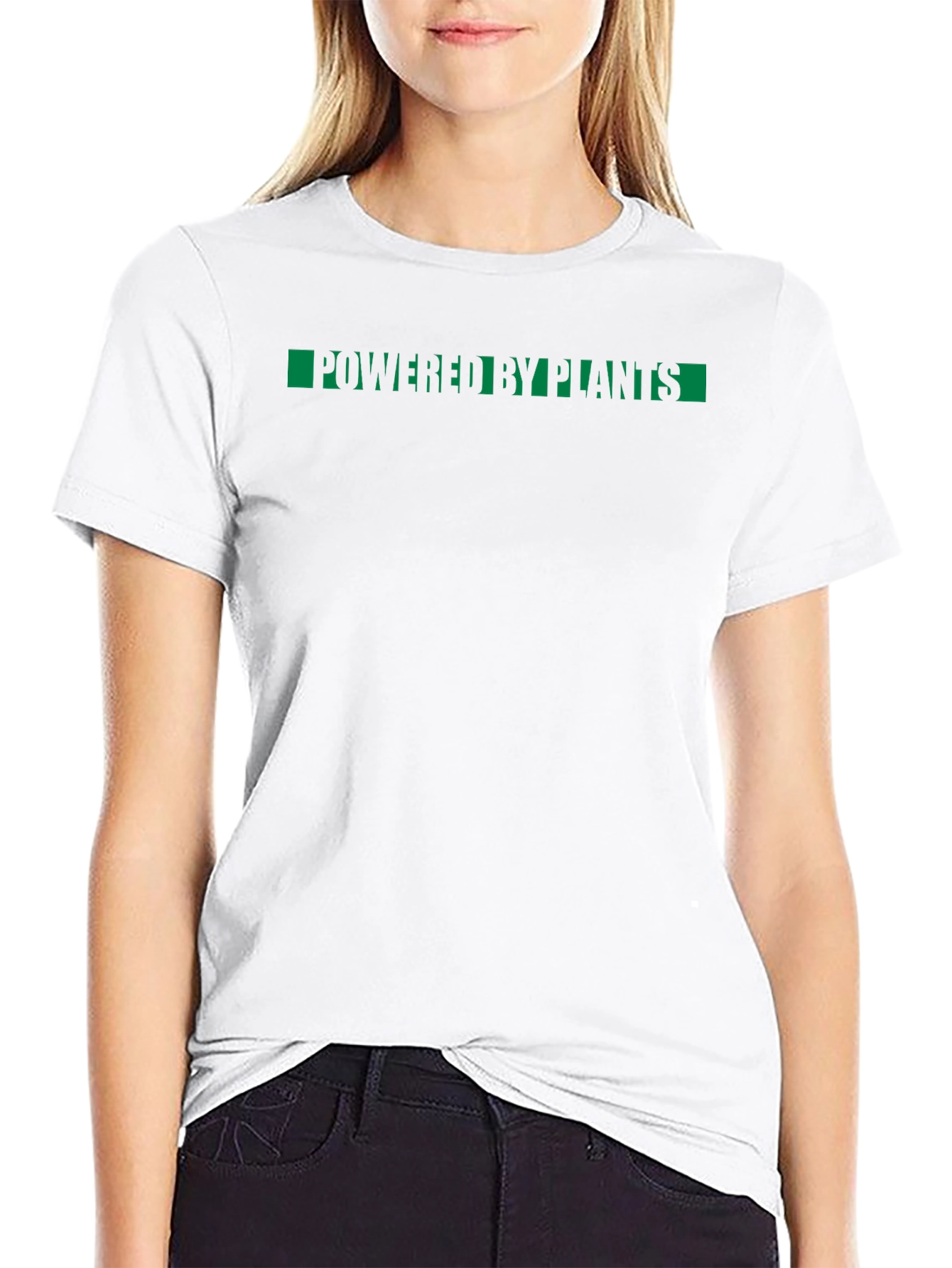 Powered By Plants Graphic Tee - Black