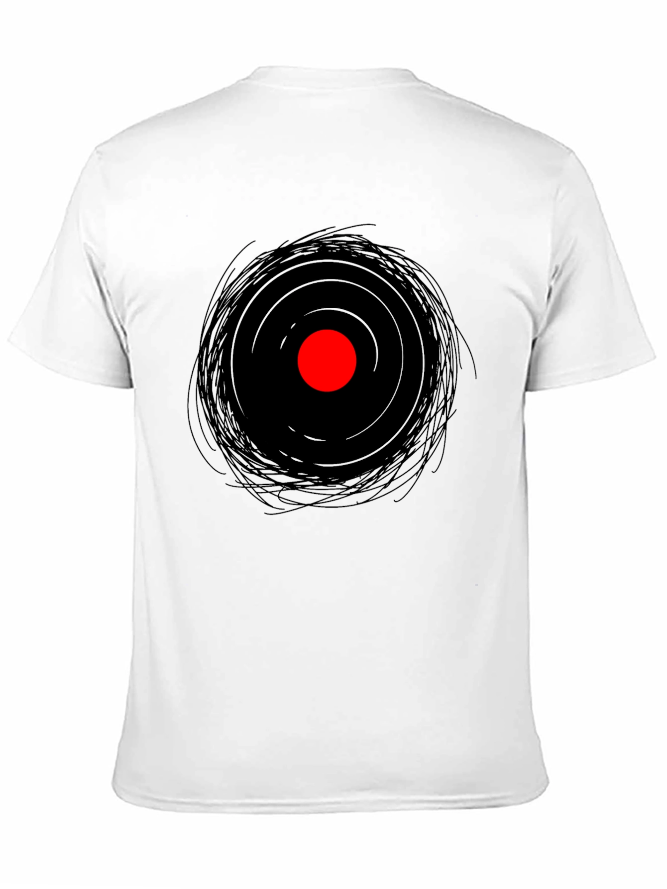 Abstract Eye Graphic Tee - Mens Black T-Shirt