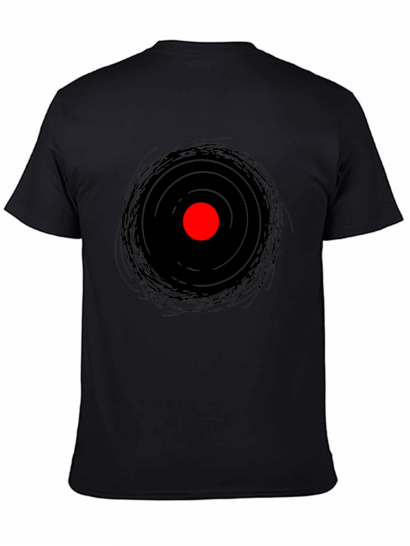 Abstract Eye Graphic Tee - Mens Black T-Shirt