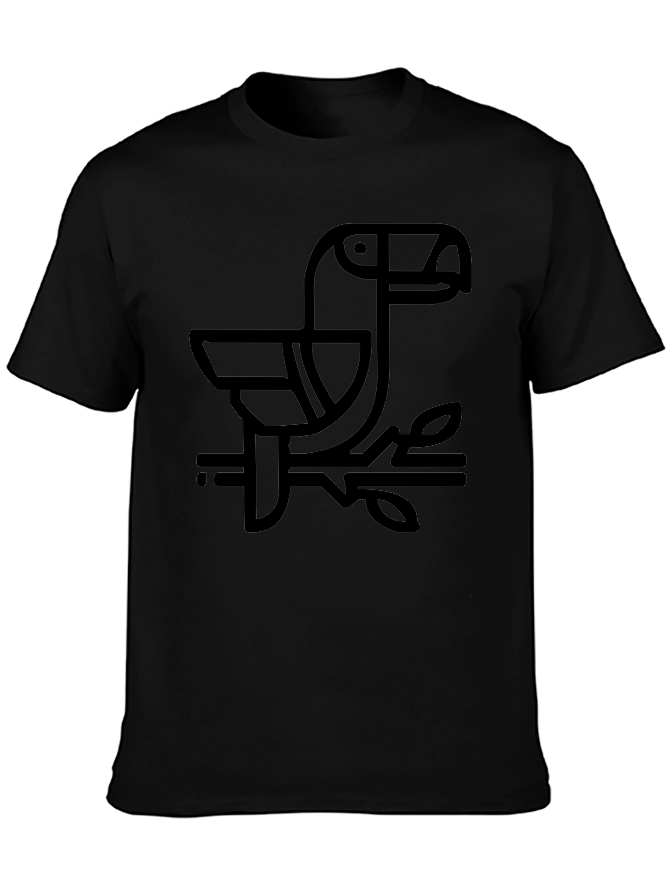 Modern Toucan Graphic Tee - Black