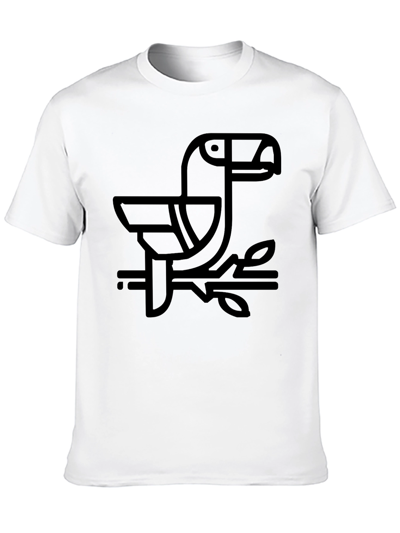 Modern Toucan Graphic Tee - Black