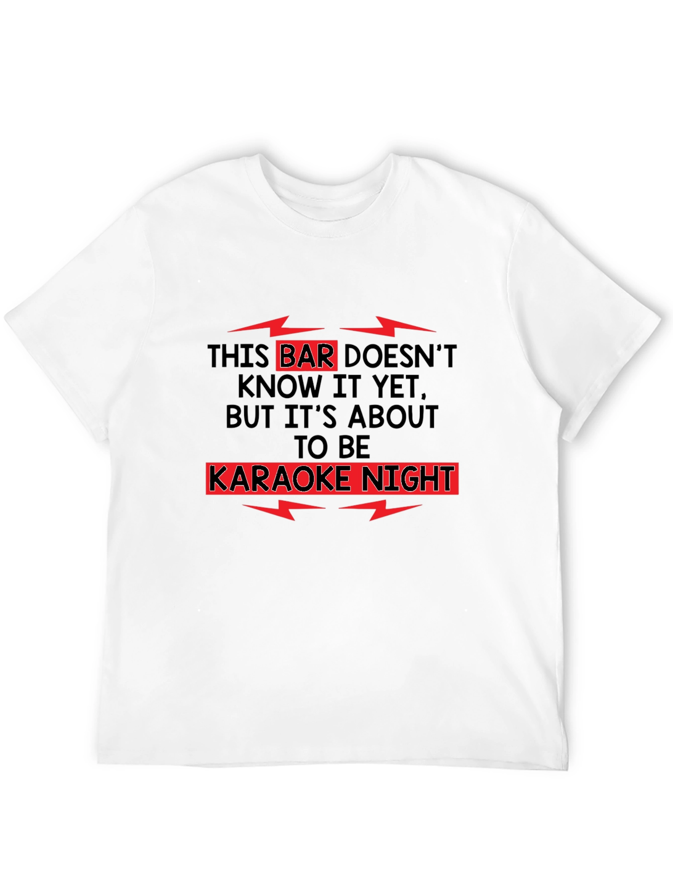 Karaoke Night T-Shirt - Bar Prank Tee