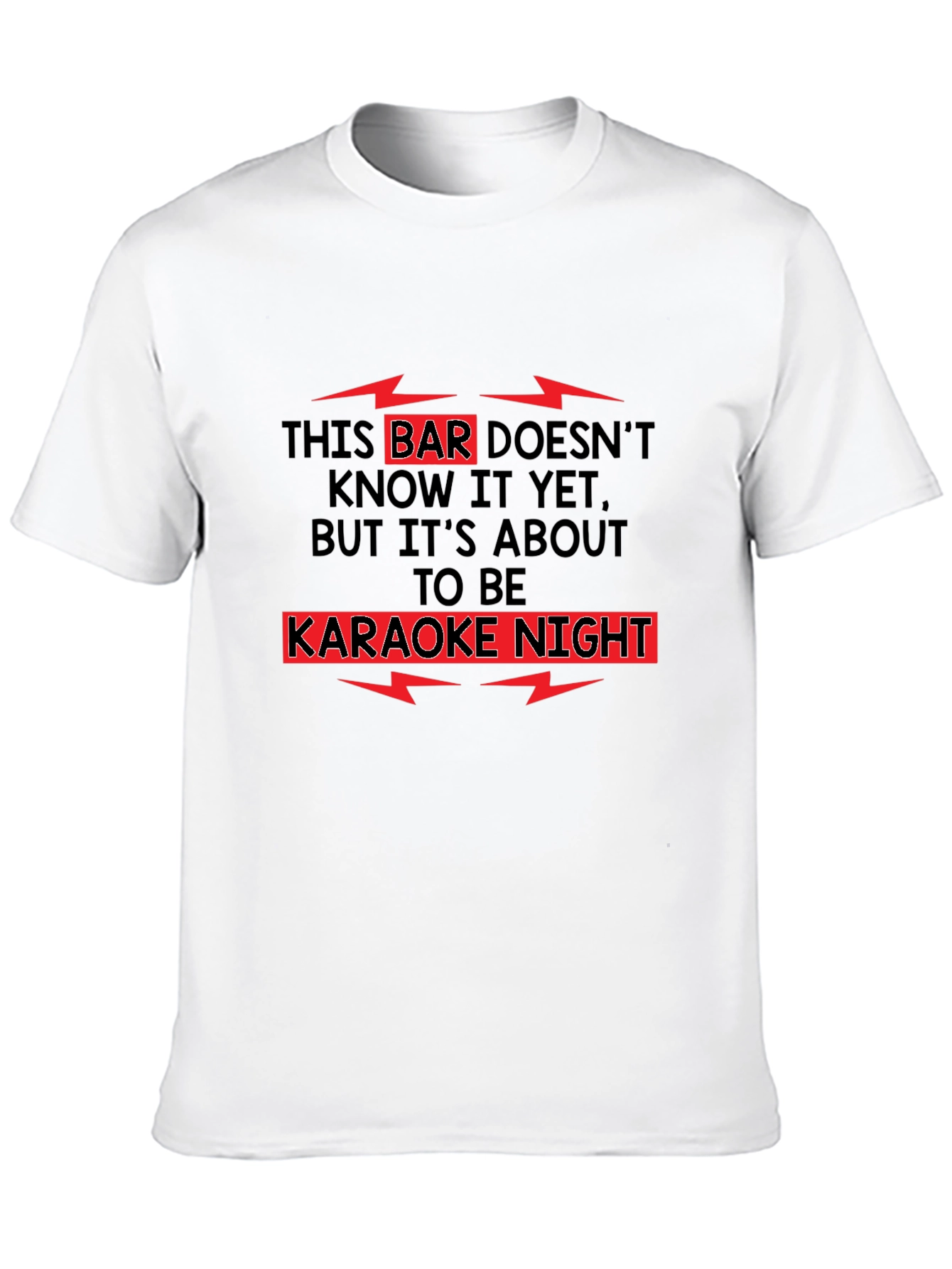 Karaoke Night T-Shirt - Bar Prank Tee