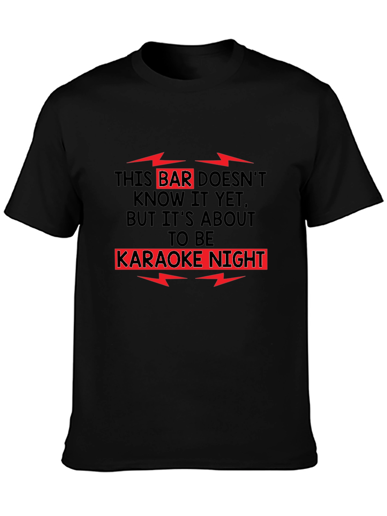 Karaoke Night T-Shirt - Bar Prank Tee