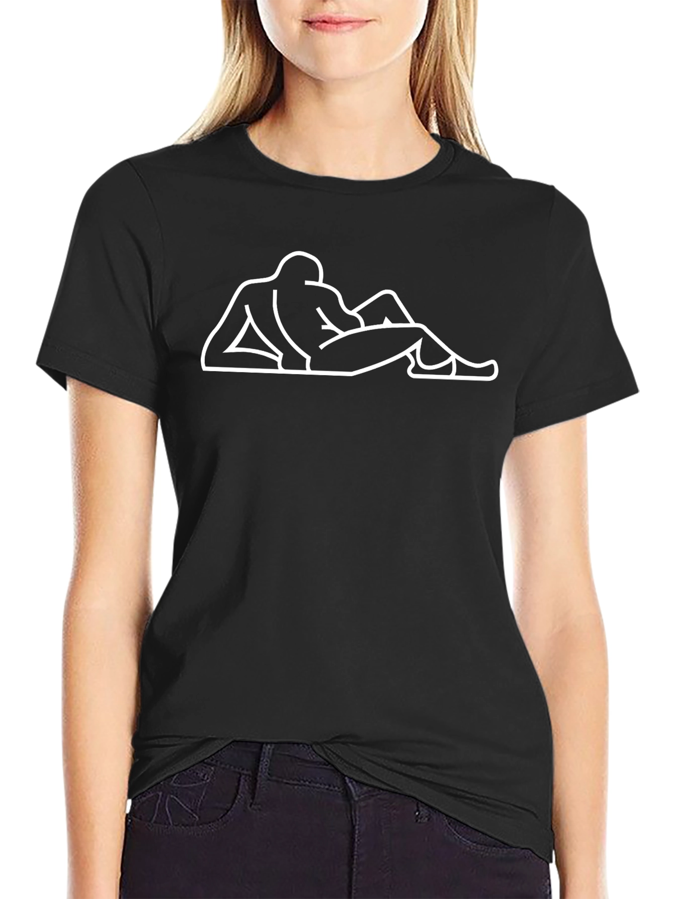 Abstract Graphic Tee - Relaxed Pose