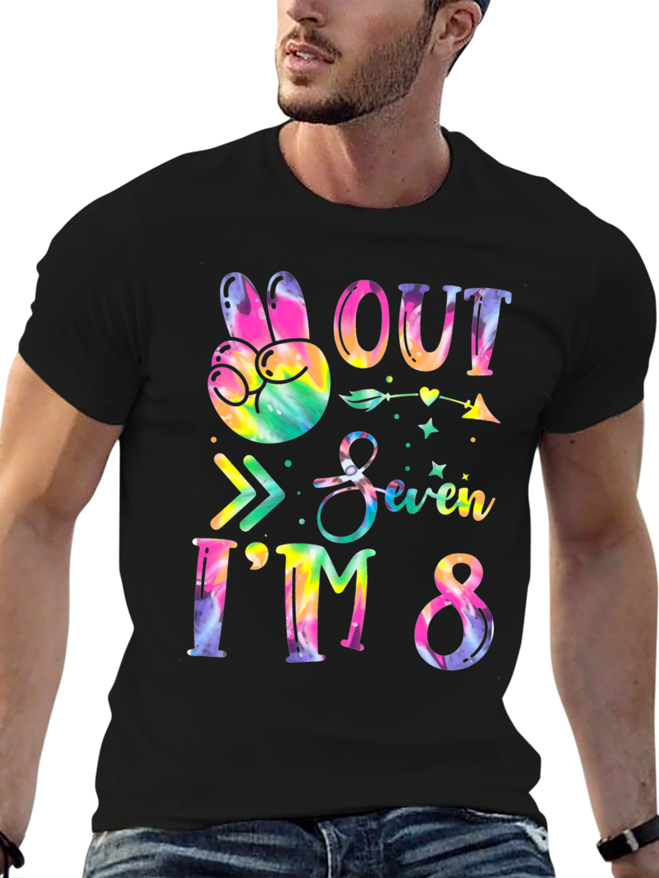 Peace Out Seven Im 8 T-Shirt