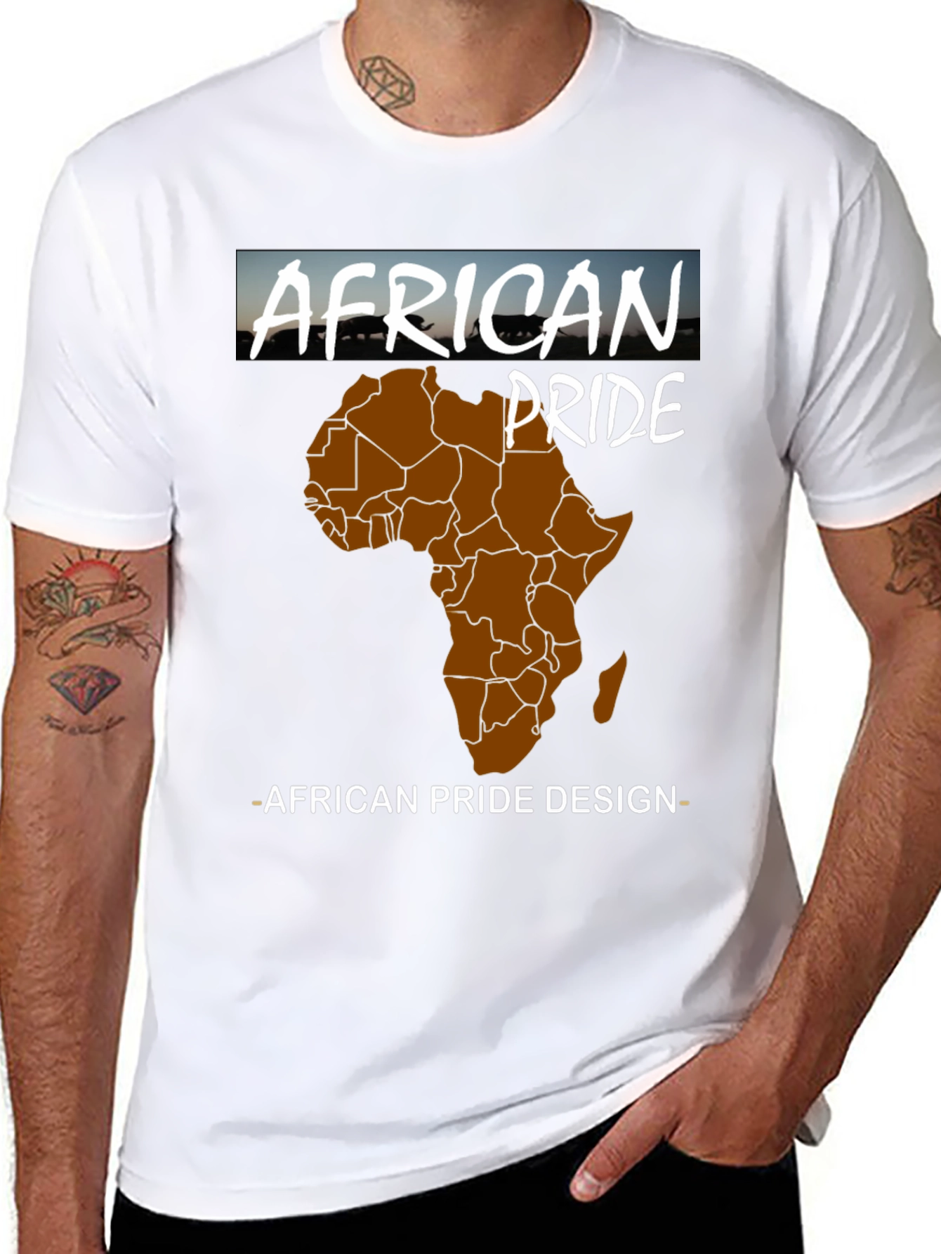African Pride Black T-Shirt