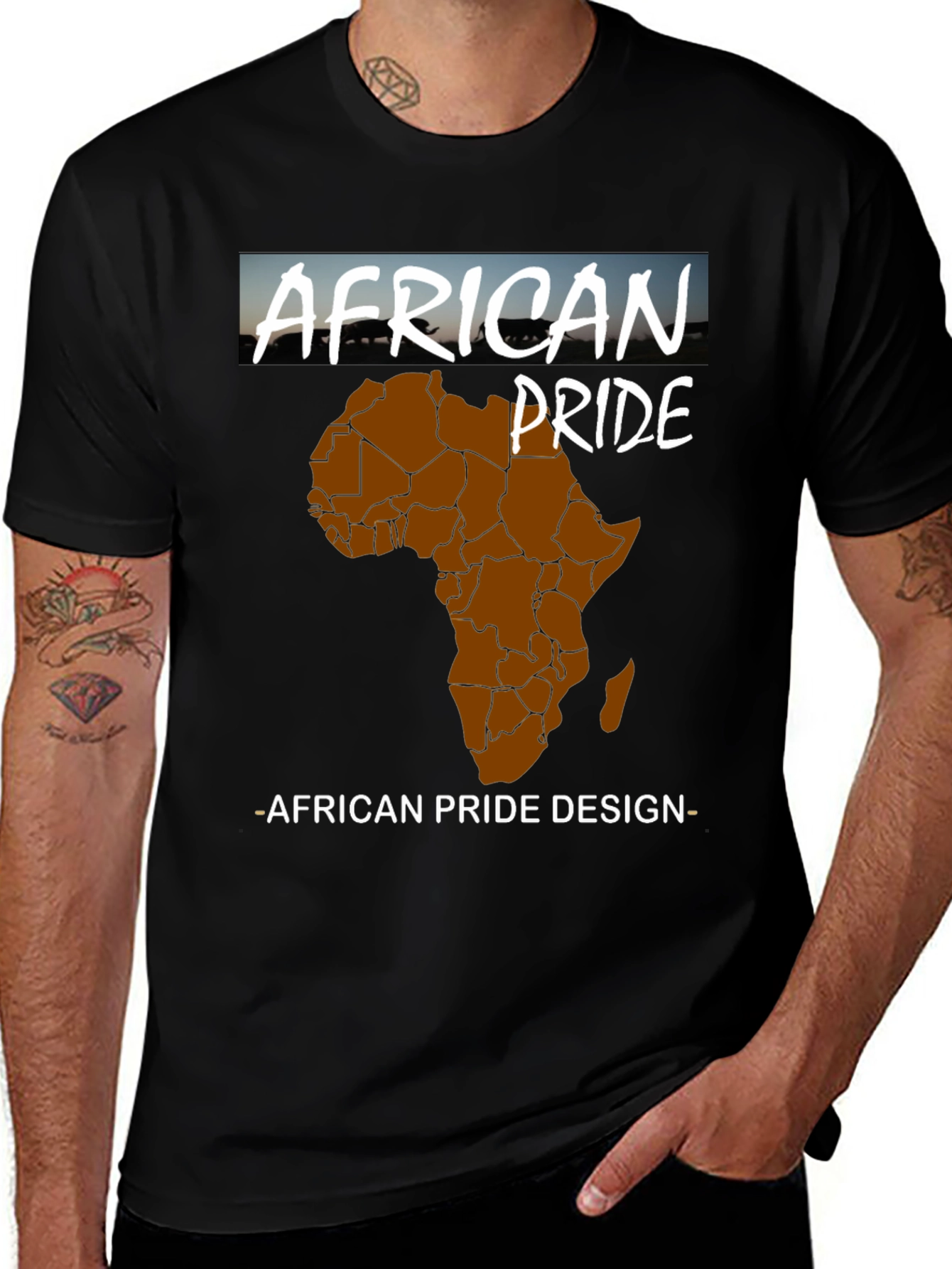 African Pride Black T-Shirt