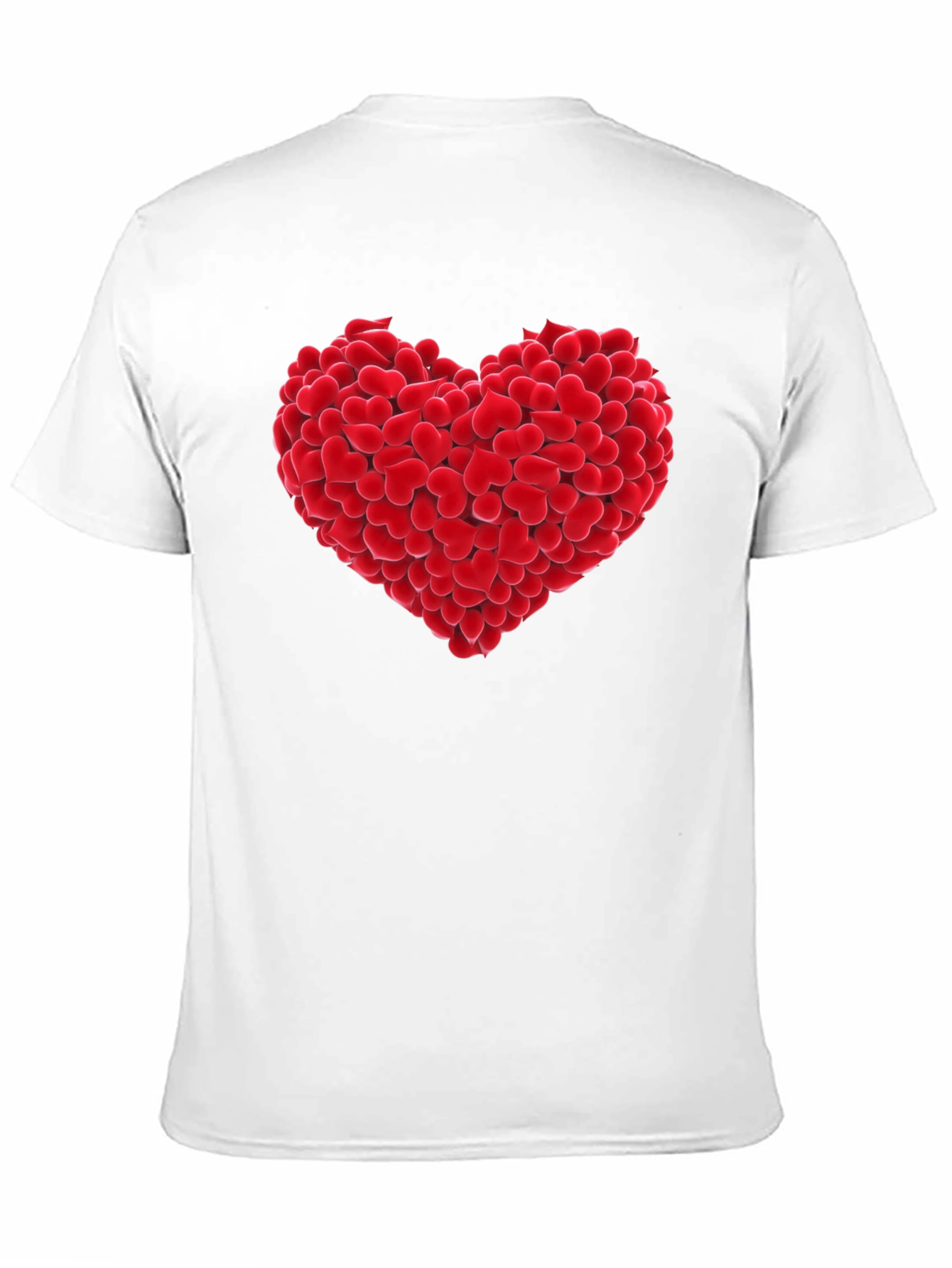 Heart of Hearts Graphic Tee - Black Cotton T-Shirt