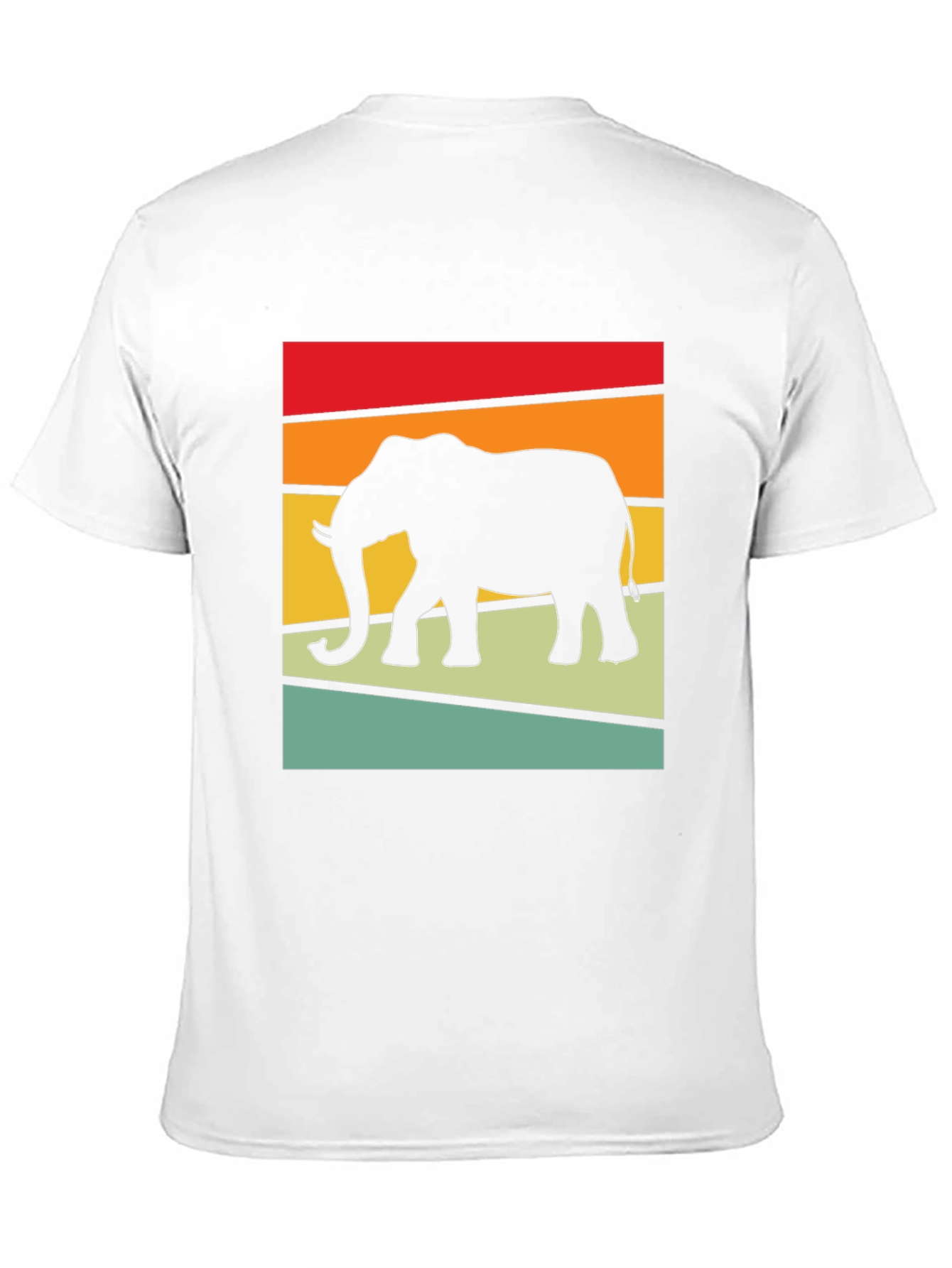 Retro Elephant Graphic Tee - Stylish Comfort