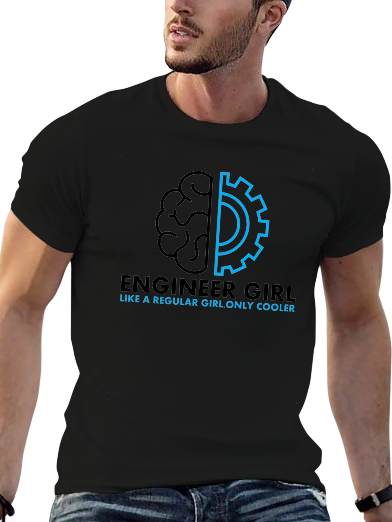 Engineer Girl T-Shirt: Cool Smart & Unique Design