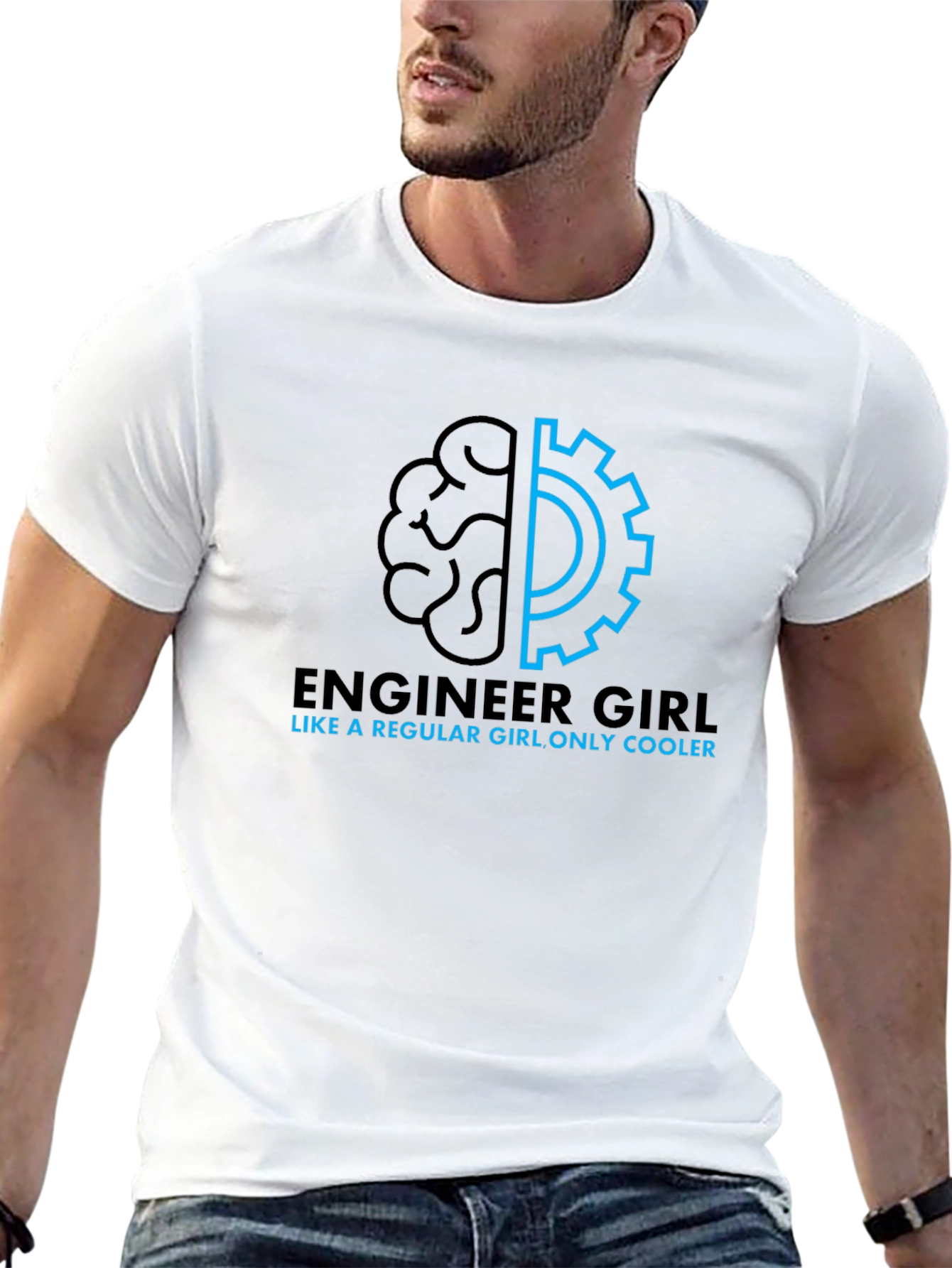 Engineer Girl T-Shirt: Cool Smart & Unique Design