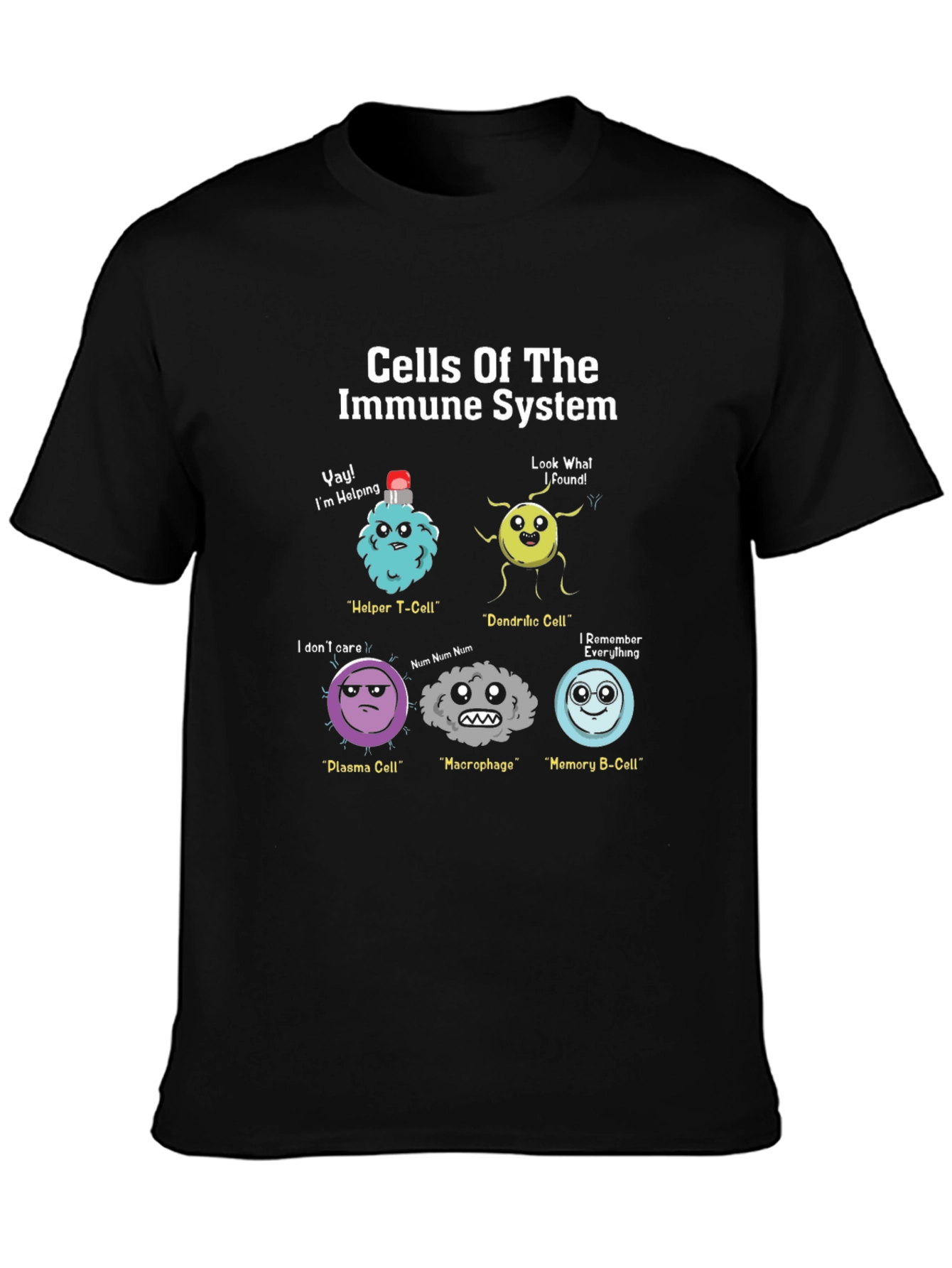 Immune System Cells Graphic T-Shirt