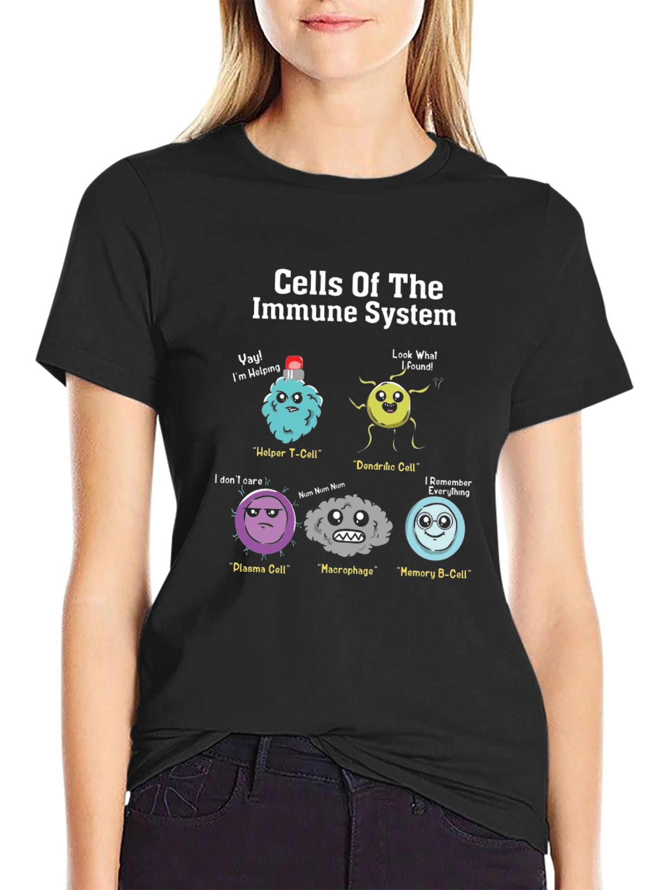 Immune System Cells Graphic T-Shirt