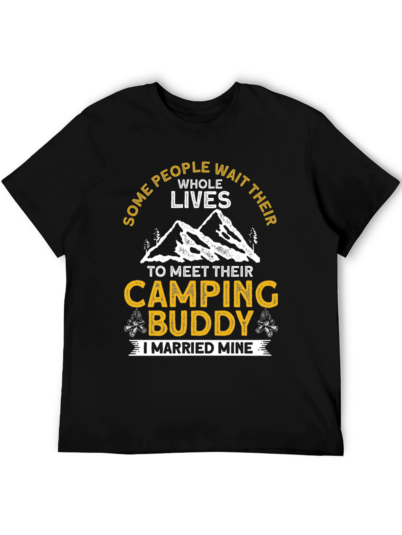 Camping Buddy T-Shirt - Married Mine Adventure Tee