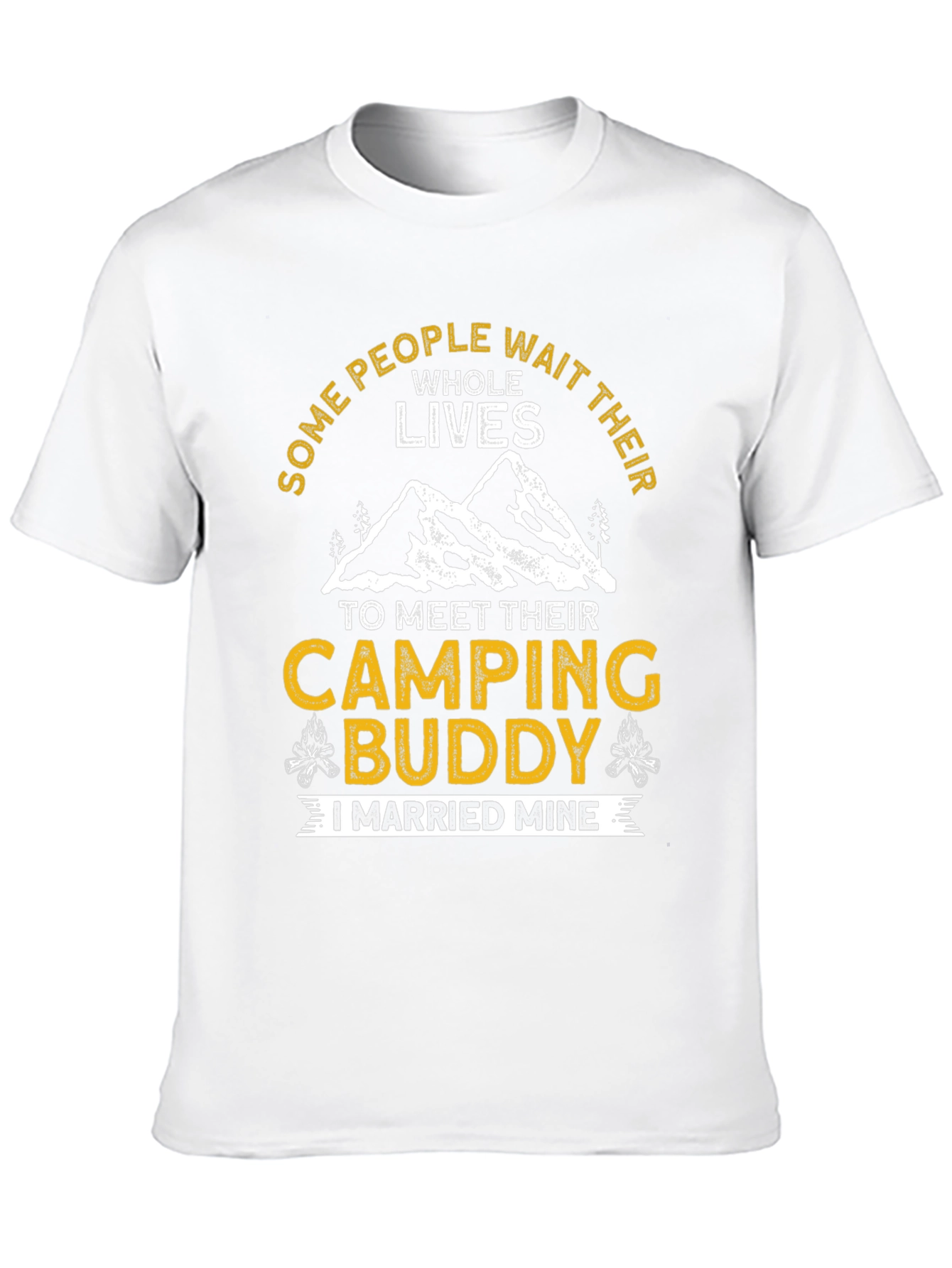 Camping Buddy T-Shirt - Married Mine Adventure Tee