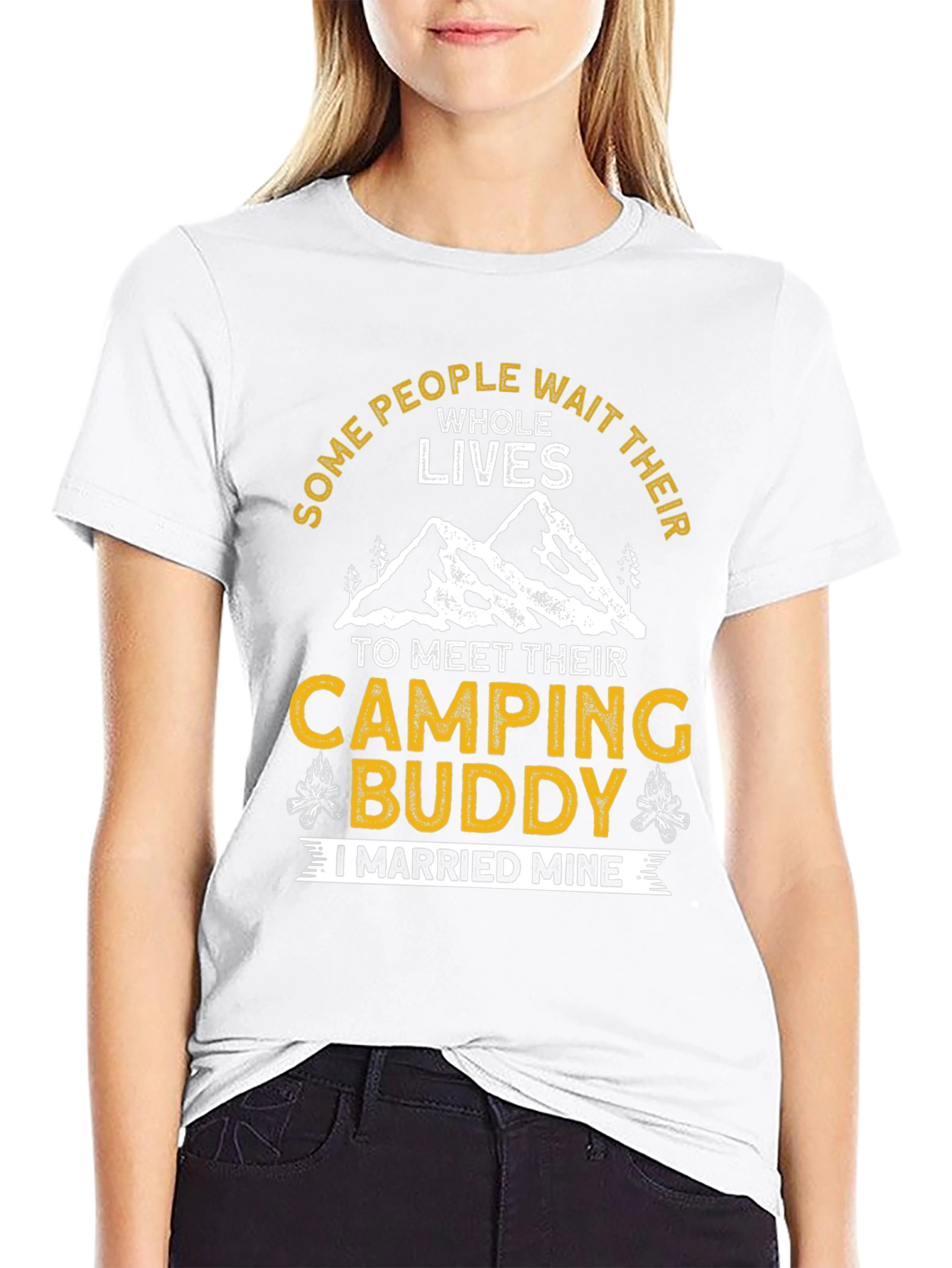 Camping Buddy T-Shirt - Married Mine Adventure Tee