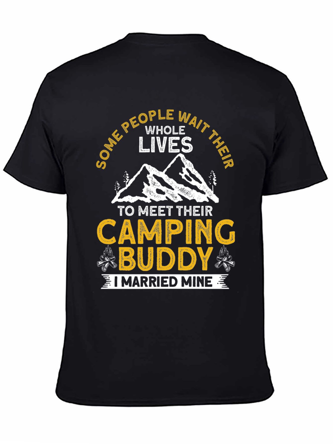 Camping Buddy T-Shirt - Married Mine Adventure Tee