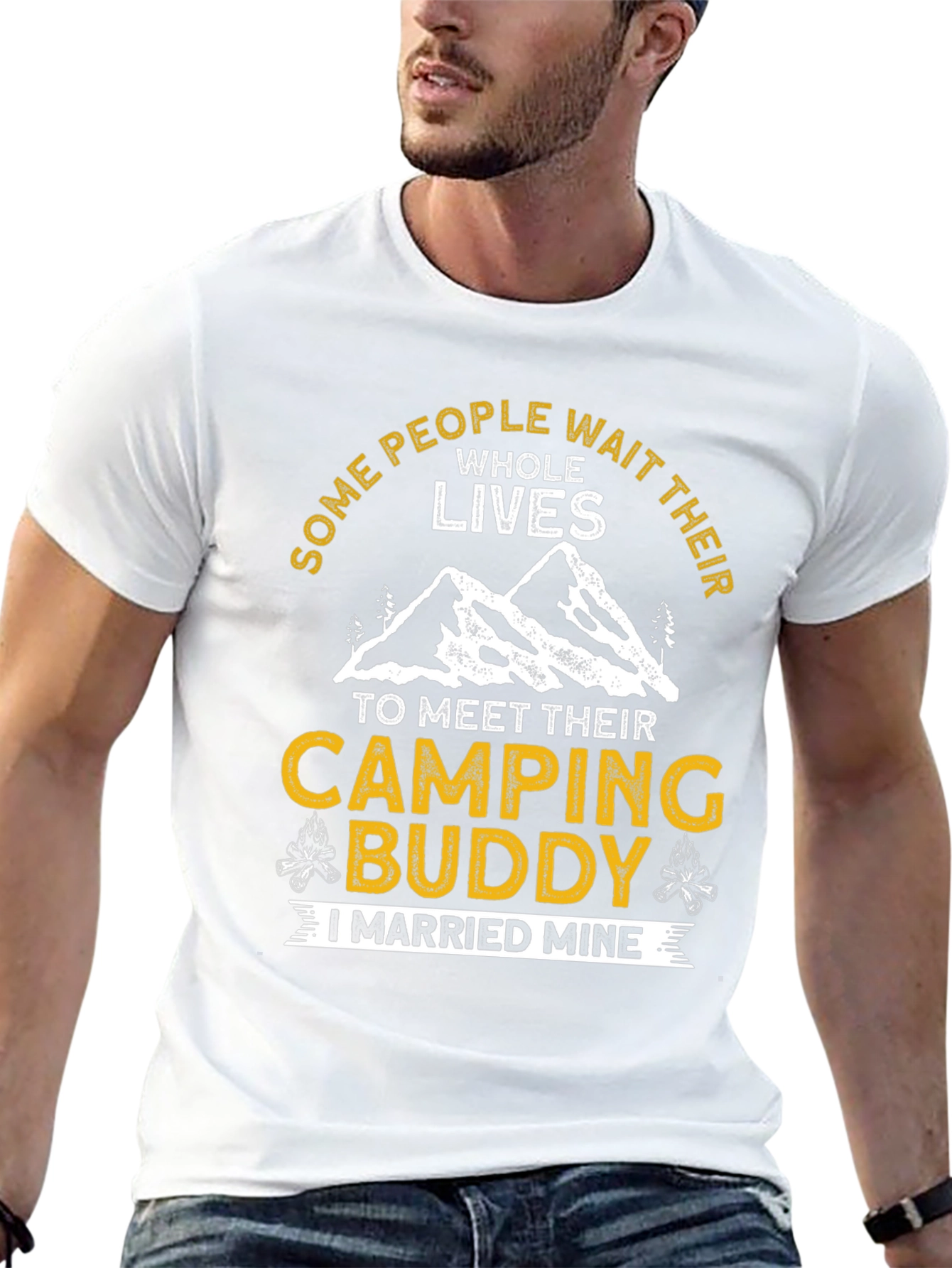 Camping Buddy T-Shirt - Married Mine Adventure Tee